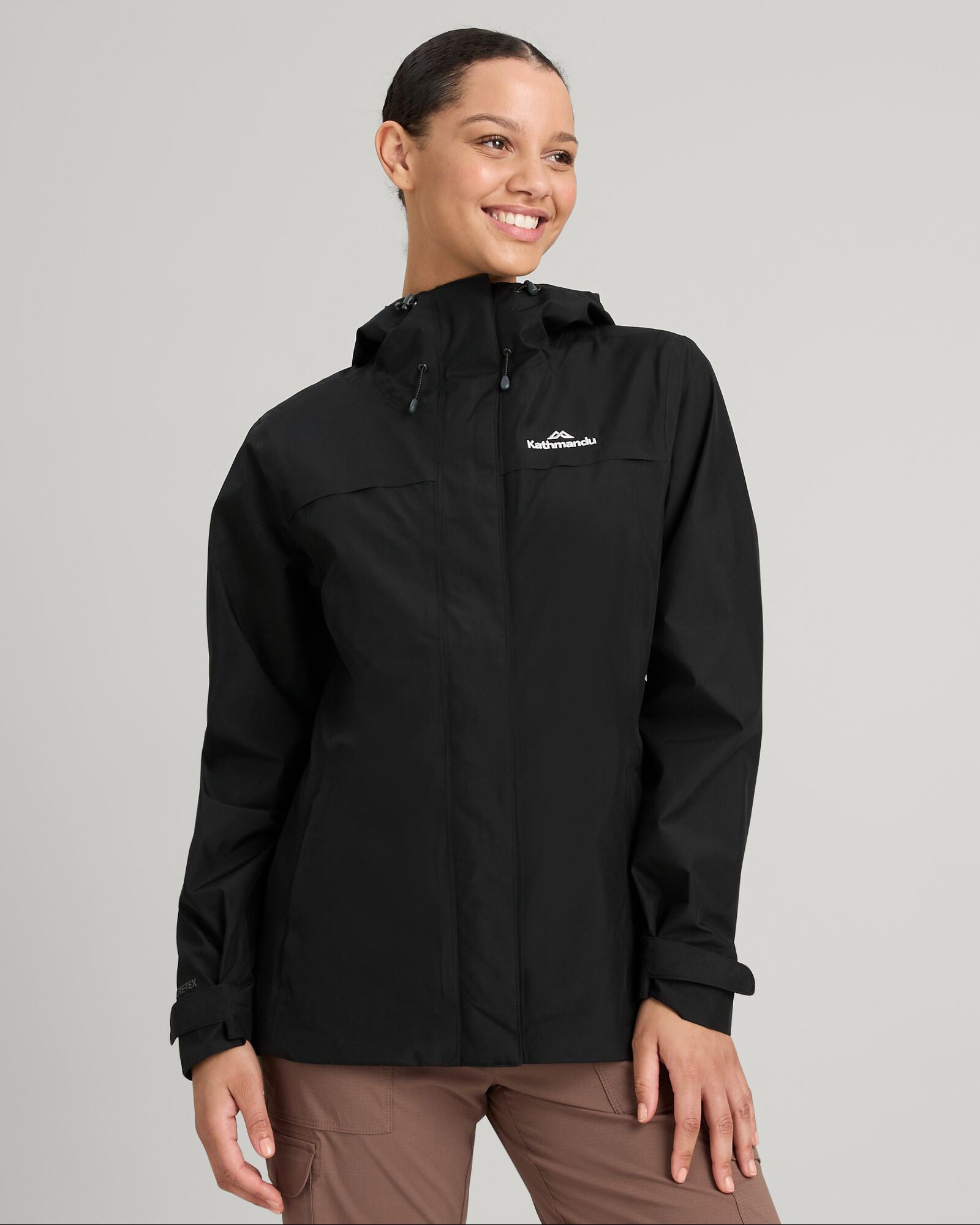 Women's Bealey GORE-TEX® Rain Jacket Black – Kathmandu AU