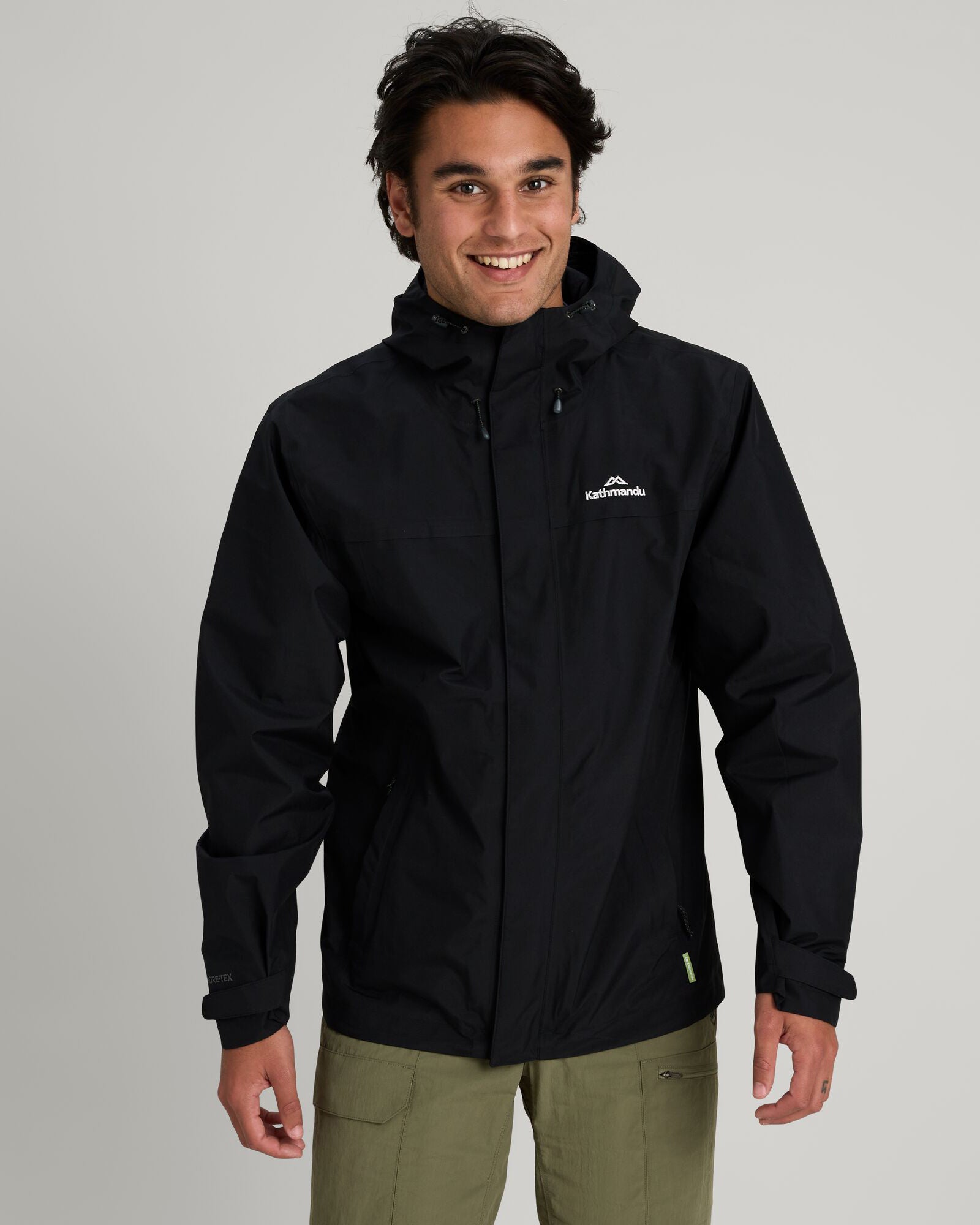 Men's Bealey GORE-TEX® Rain Jacket Black – Kathmandu AU