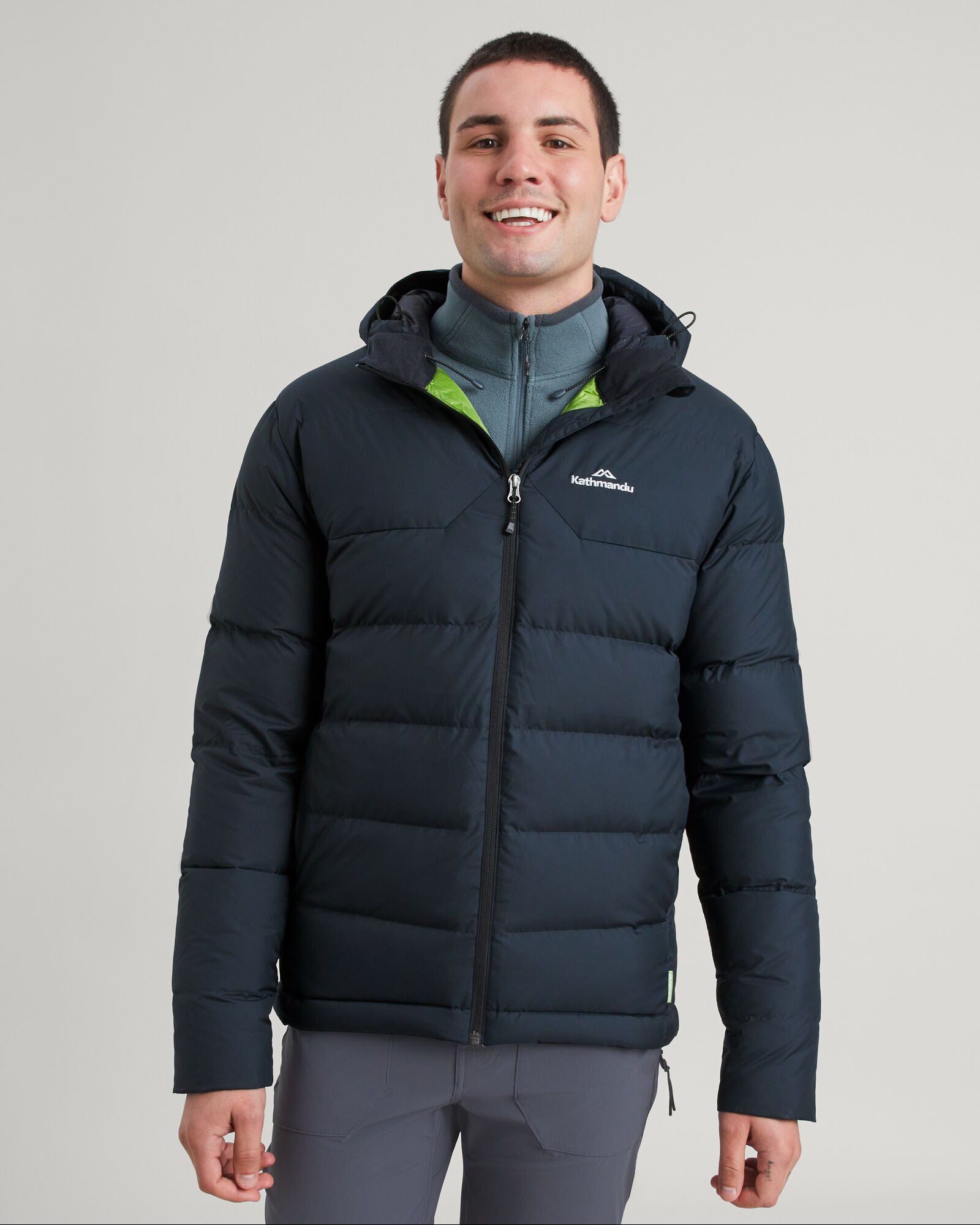 Kathmandu Longline Jacket Black Kathmandu Longline Puffer Jacket