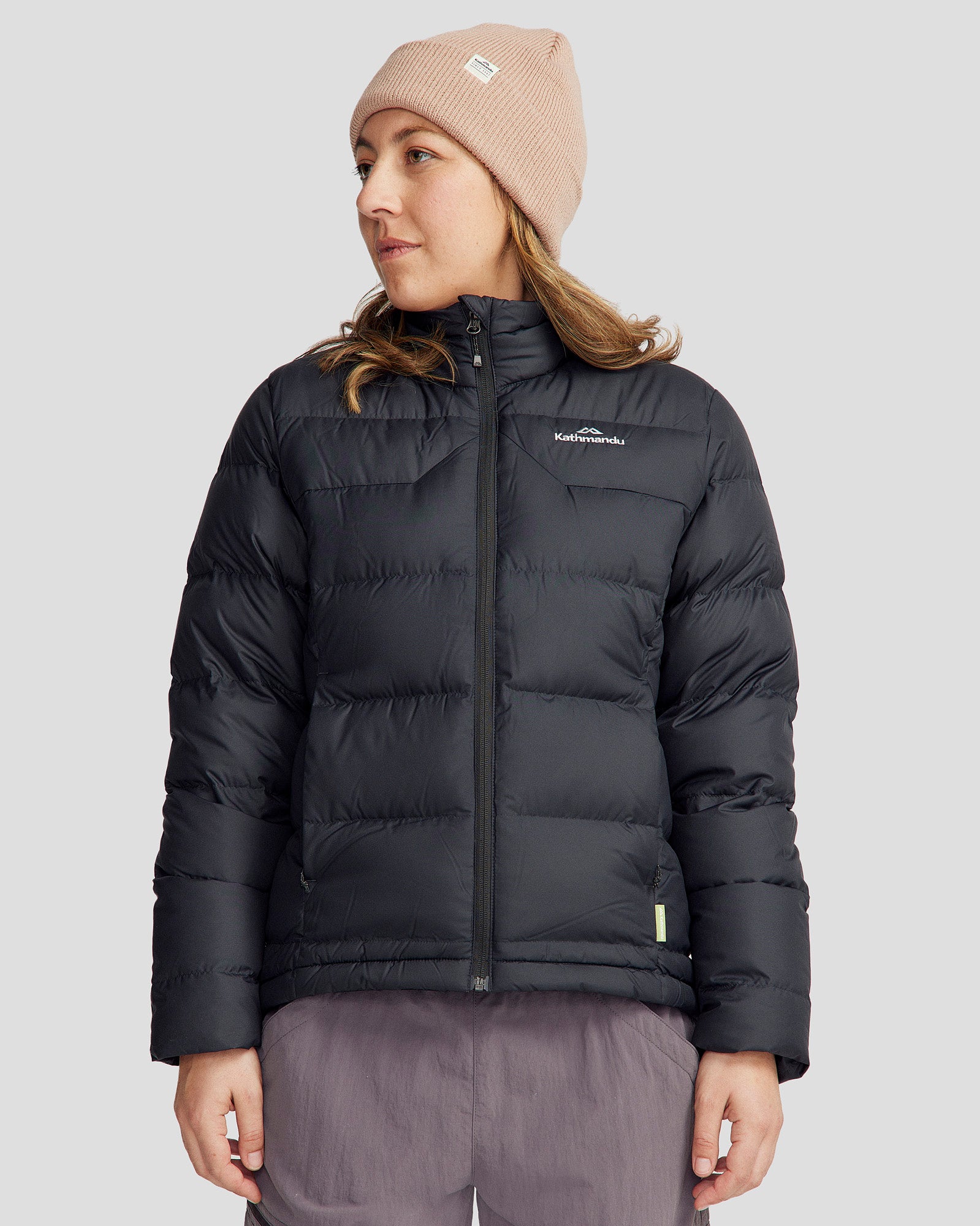 Women's Epiq Down Jacket Black – Kathmandu AU - Main Image