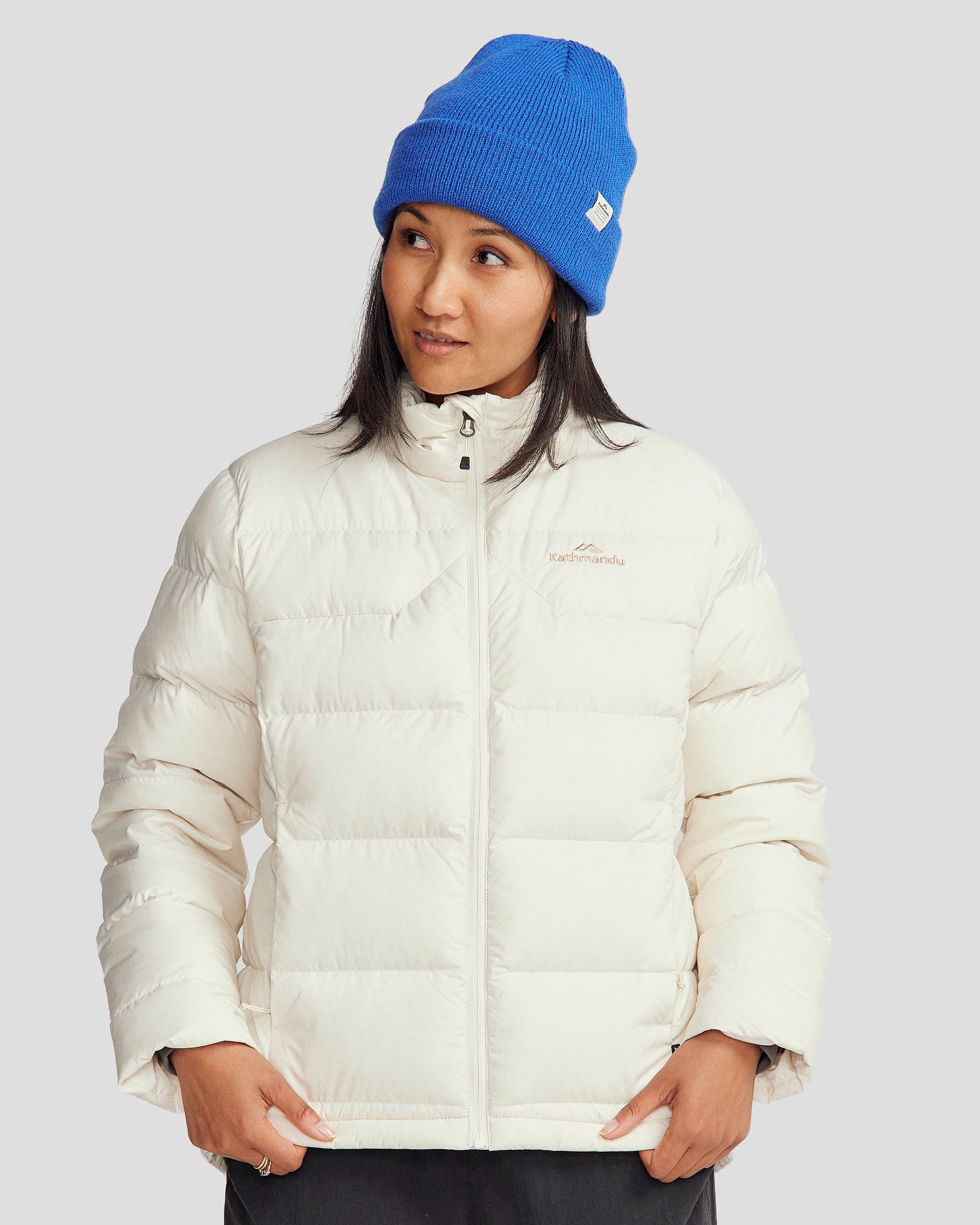 Women's Epiq Down Jacket - Natural/Mineral – Kathmandu AU