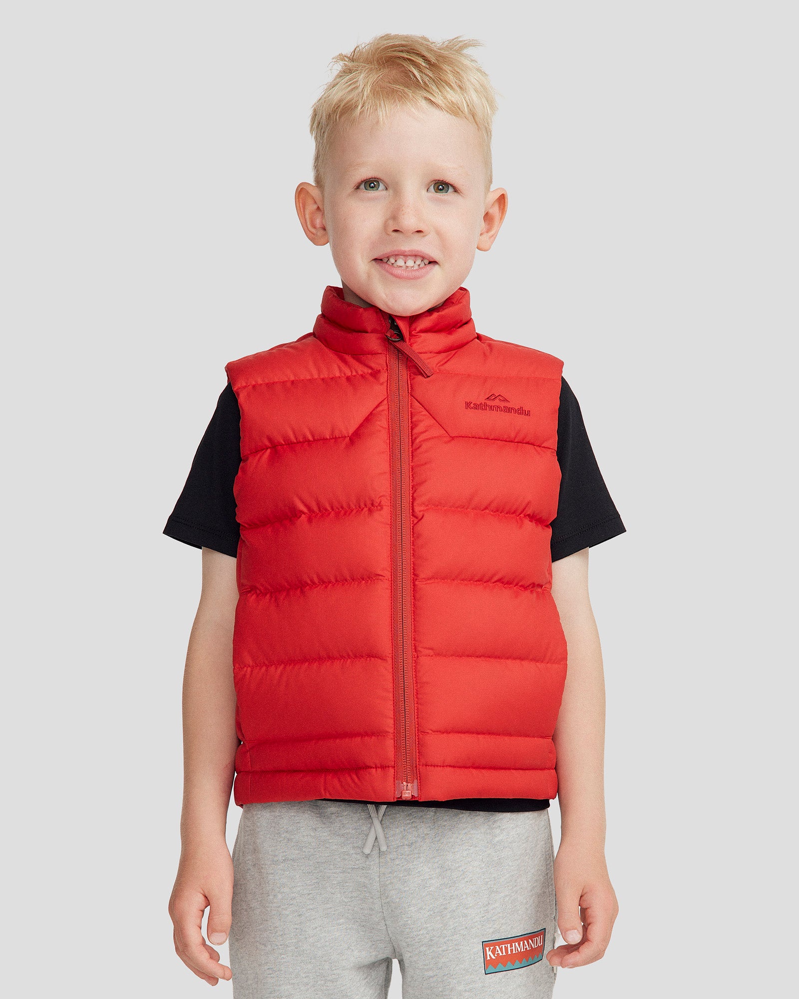 Kids' Epiq Down Vest - Spicy Chilli Pepper – Kathmandu AU