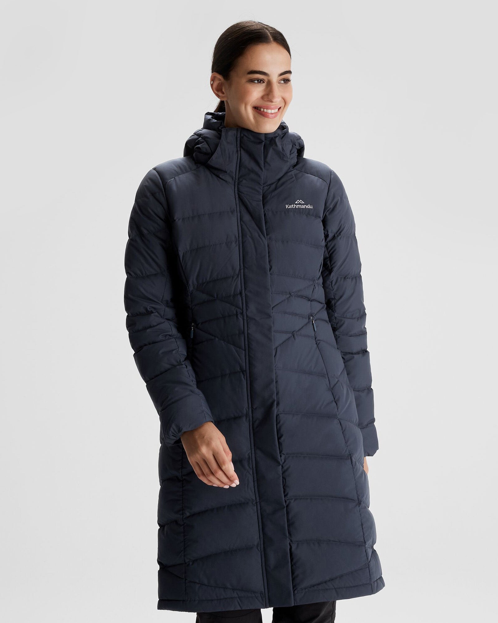 Women's Winterburn Down Parka Jacket Pure Navy – Kathmandu AU