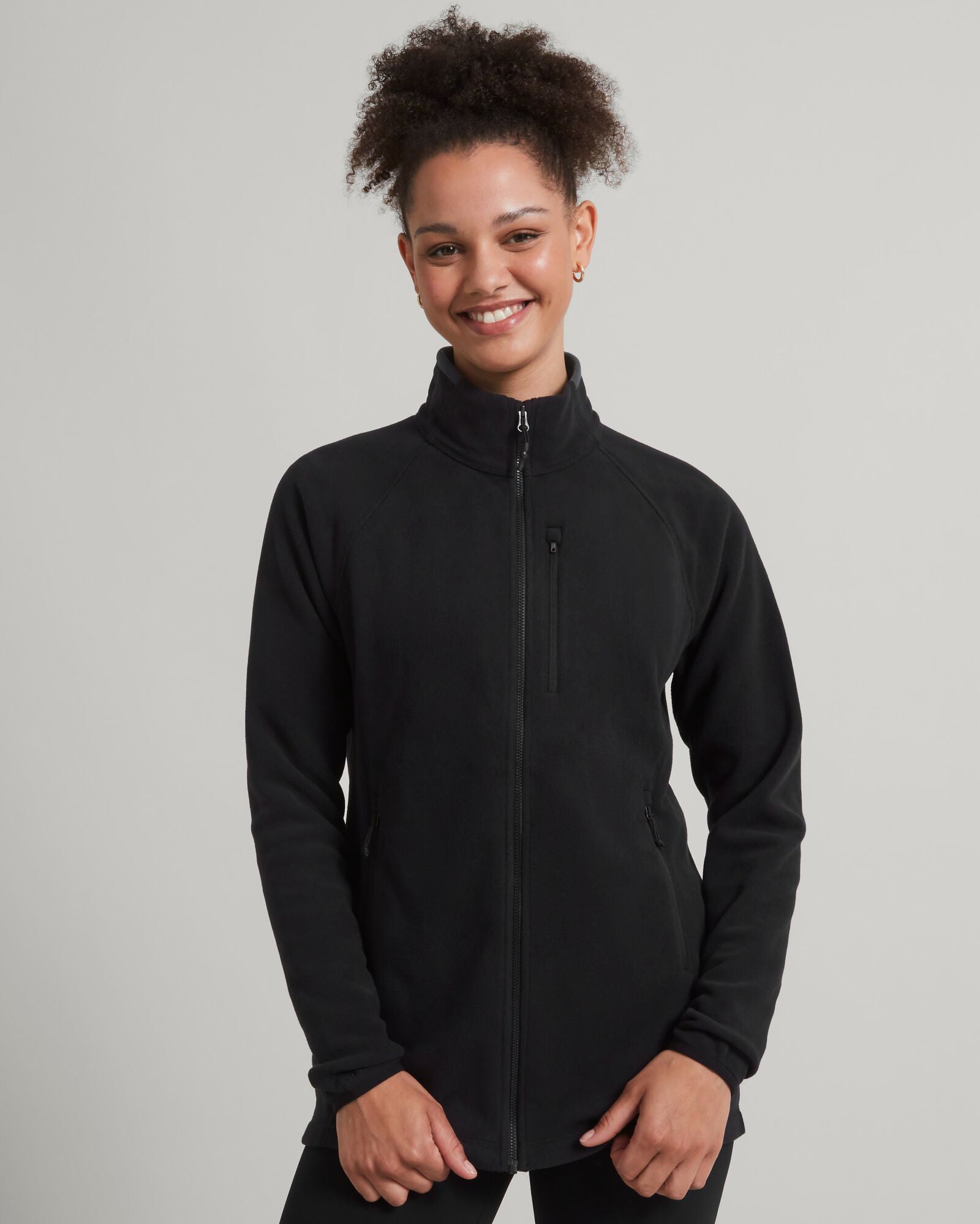 Women's Ridge 100 PrimaLoft Bio Fleece Jacket - Black – Kathmandu AU