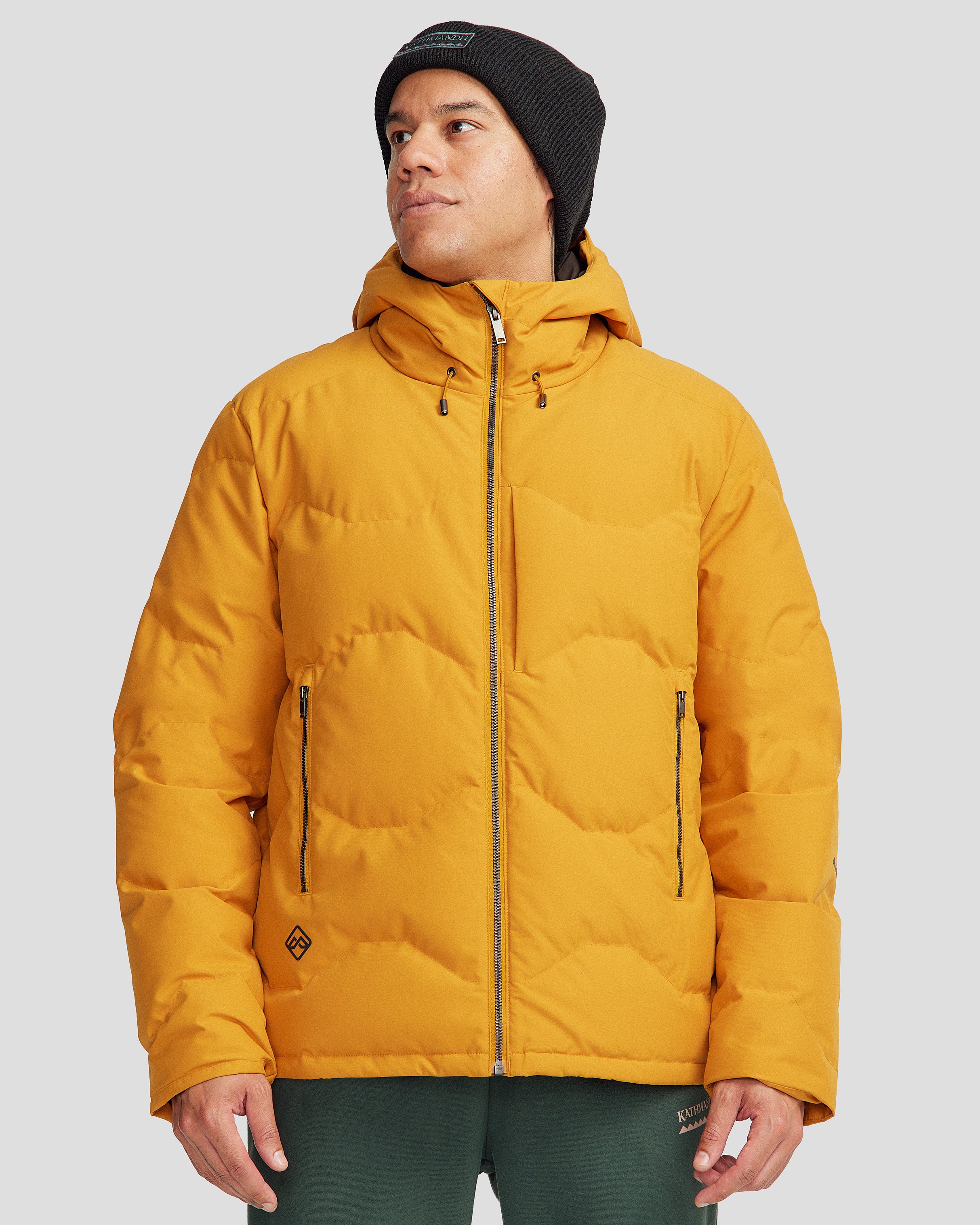 ジャケット・アウター 00s goa hoodie puffer jacket mods coat Men's Frisco X Down Hooded Jacket - Golden Oak – Kathmandu AU
