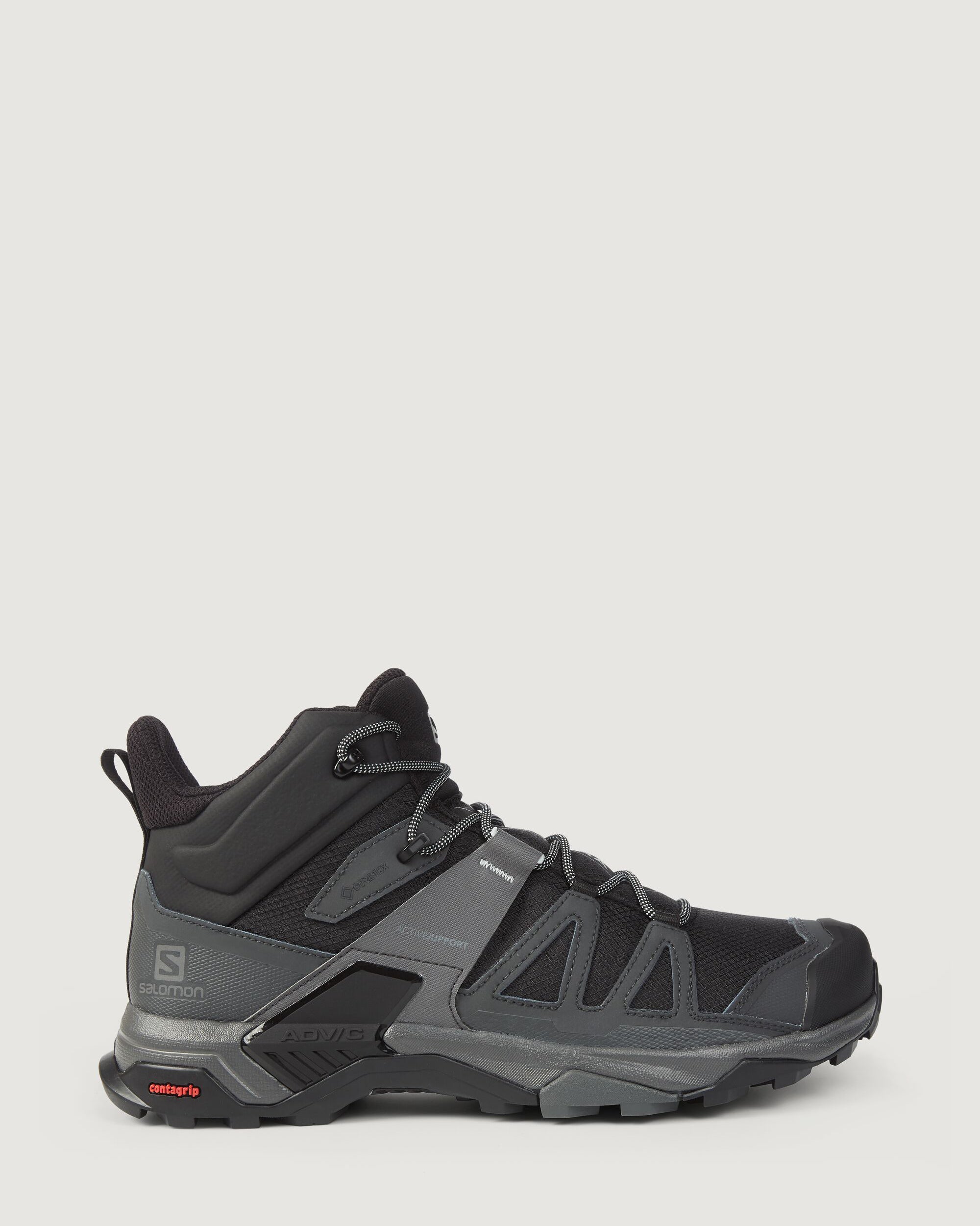 Men's Salomon X Ultra GORE-TEX Mid Hiking Boots Black/Magnet