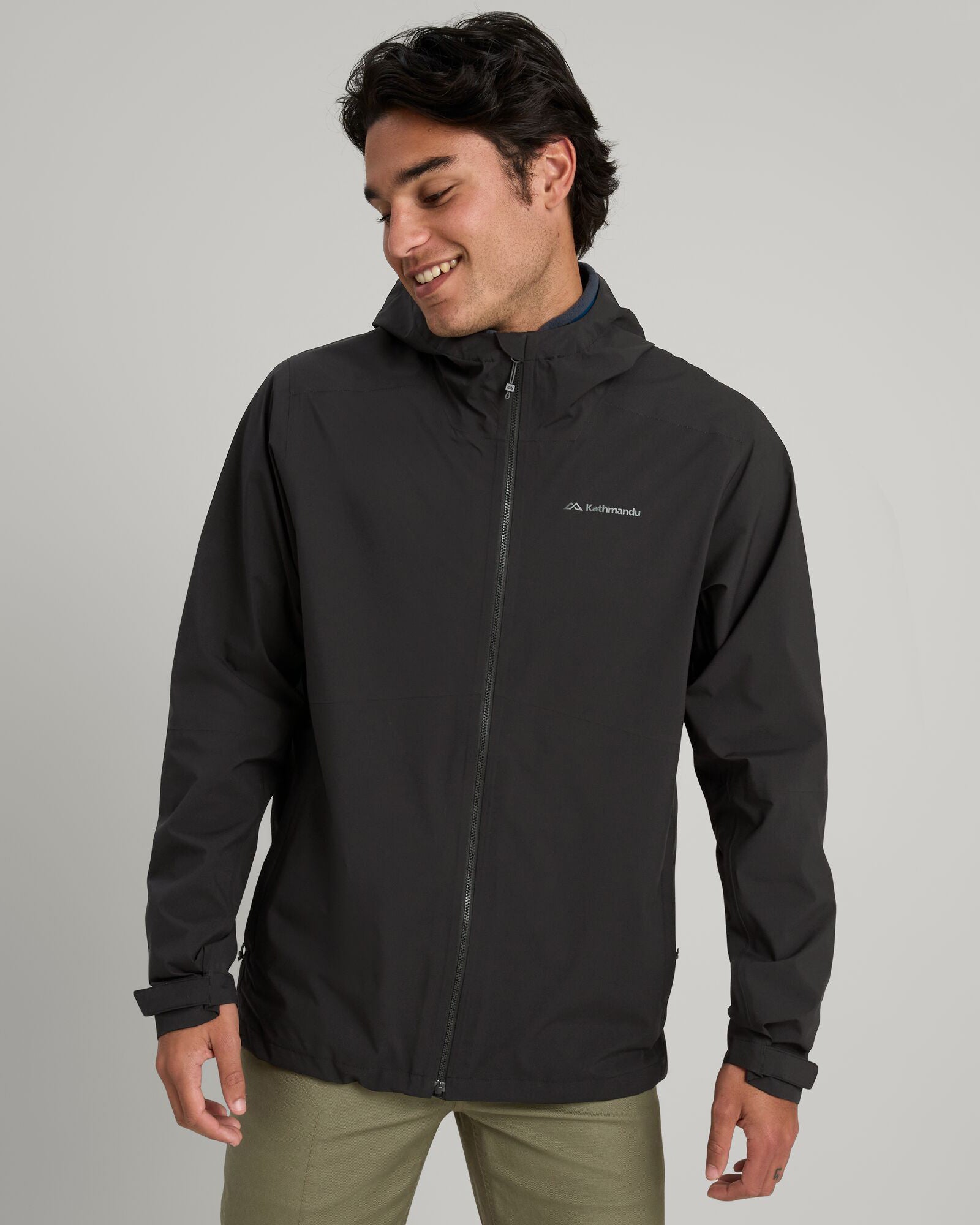 Men's Trailhead Stretch Rain Jacket Black Stingray