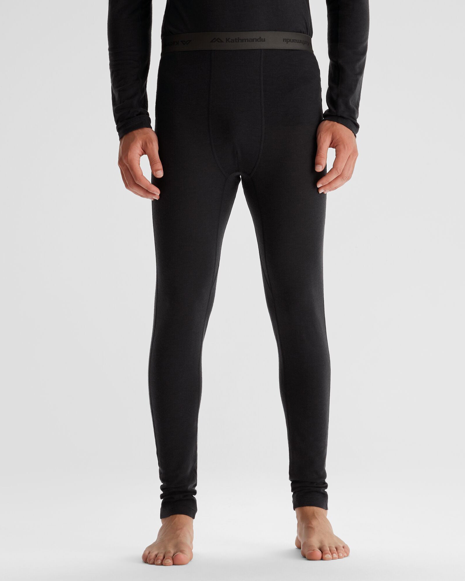 Men's K-Merino 125 Baselayer Long Johns Black Stingray