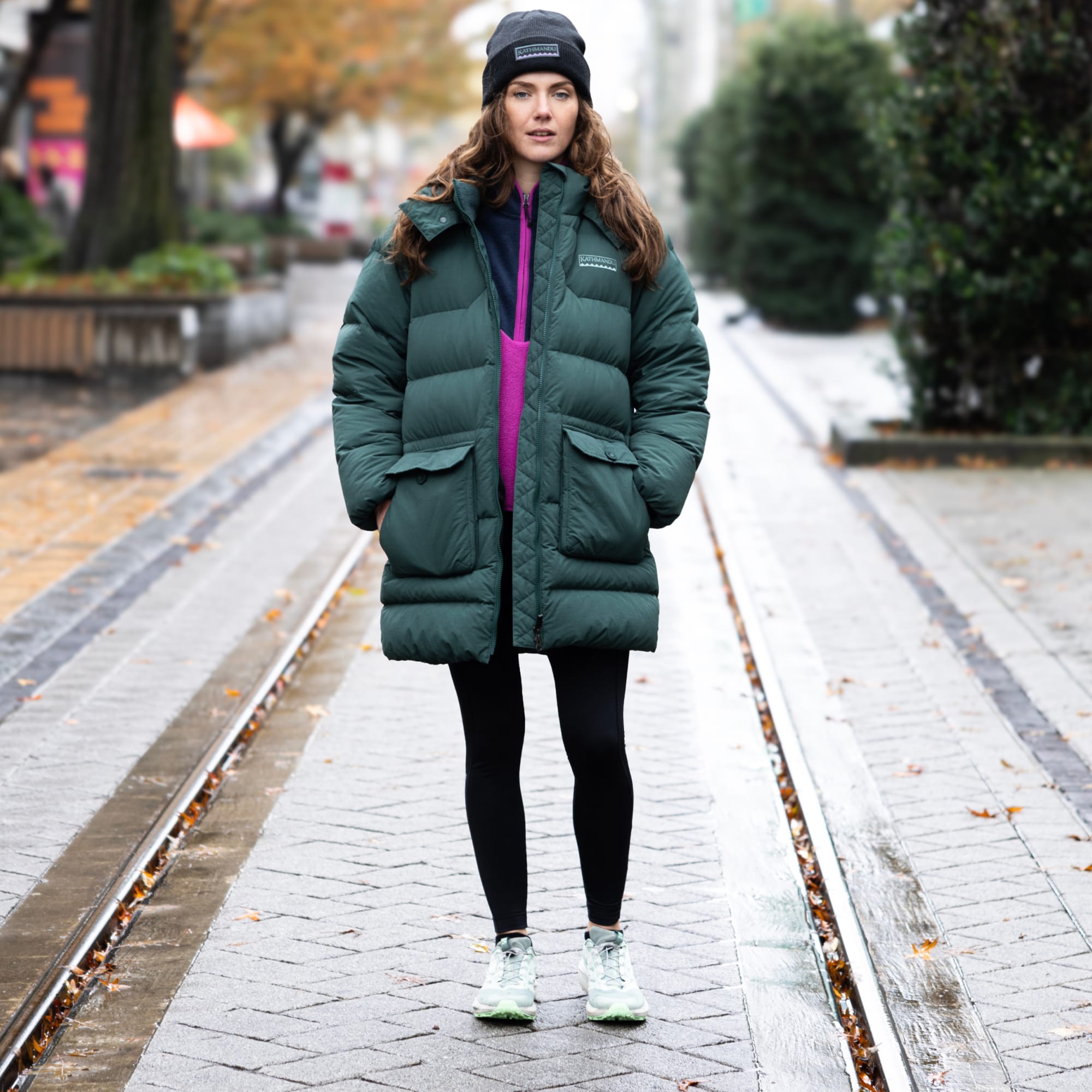 Women's Epiq Down Heritage Parka Jacket - Deep Forest