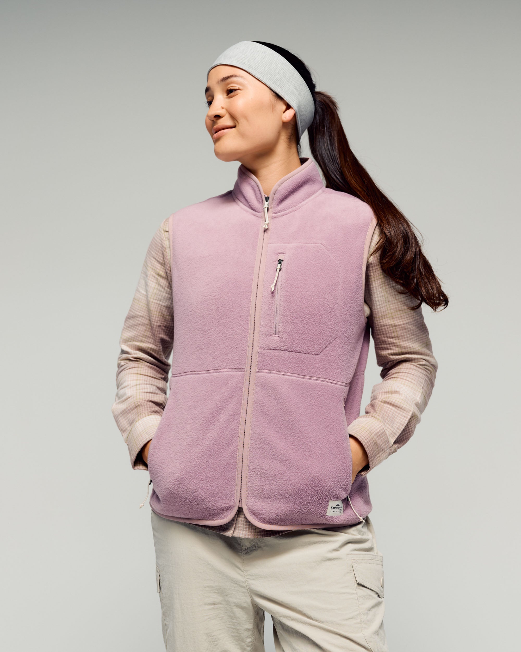 Women's Trailhead Fleece Vest - Thistle – Kathmandu AU