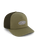 Embroidered Trucker Cap  -  Dark Olive Green