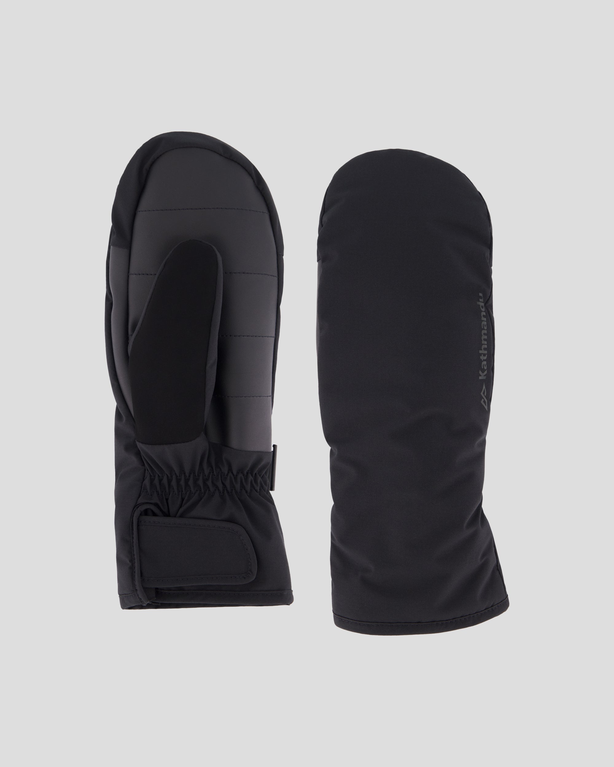 Trailhead Insulated Mittens - Black Stingray – Kathmandu AU