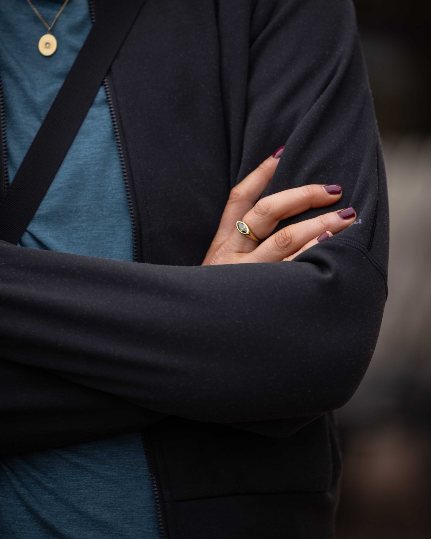 Women’s Anytime Bomber Jacket  -  Black Stingray
