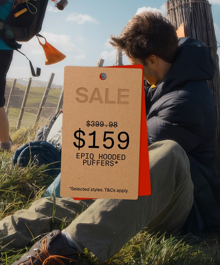 $159 Epiq Hooded Puffers* *Selected styles. T&Cs Apply.