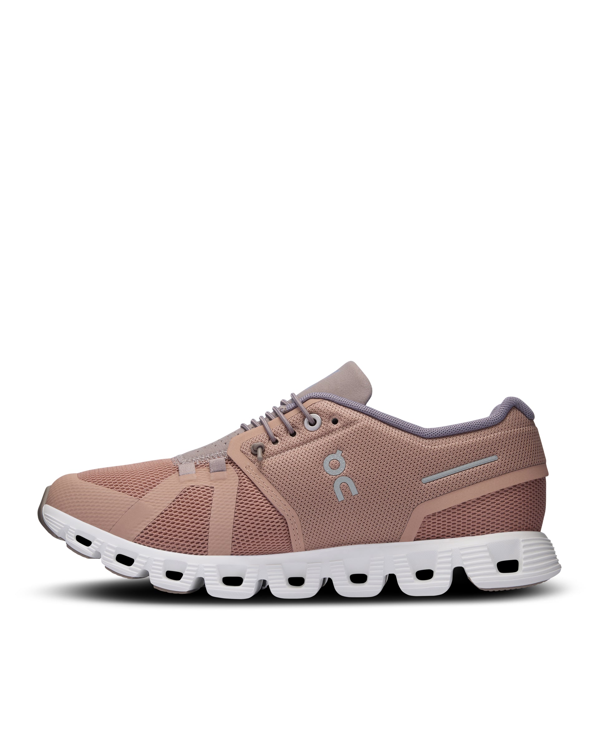 Women's On Cloud 5 Running Shoes - Rosebrown/Fog