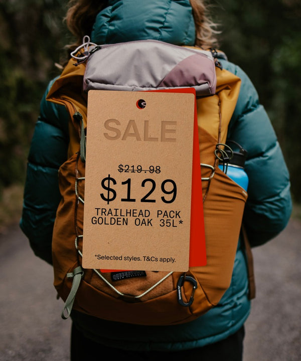 $129 Trailhead Pack Golden Oak 35L*