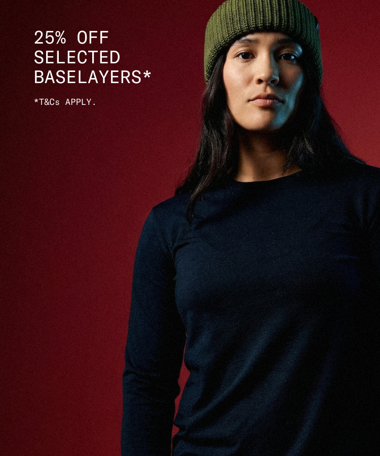 25% off Selected Baselayers* *T&Cs apply.