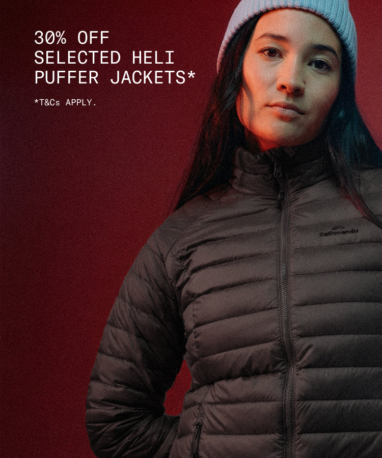 30% off Selected Heli Puffer Jackets* *T&Cs apply.