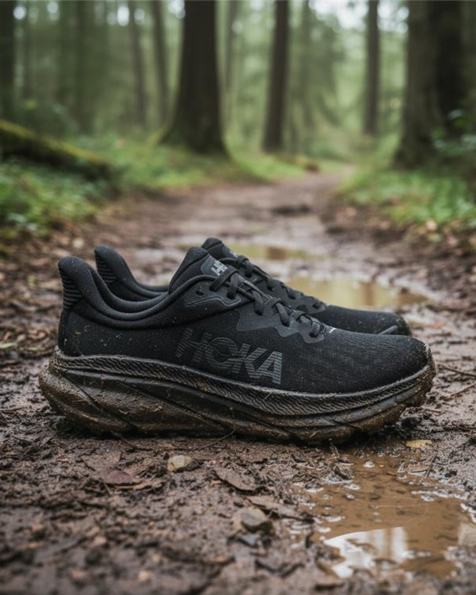 Men's HOKA Challenger ATR 7 Running Shoes - Black/Black