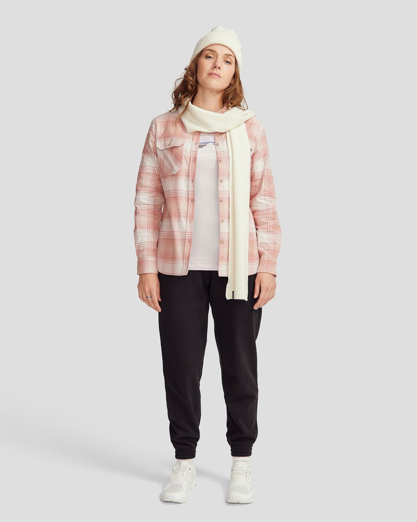 Women's Carrillon HF Long Sleeve Shirt  - Shadow Plaid Mineral