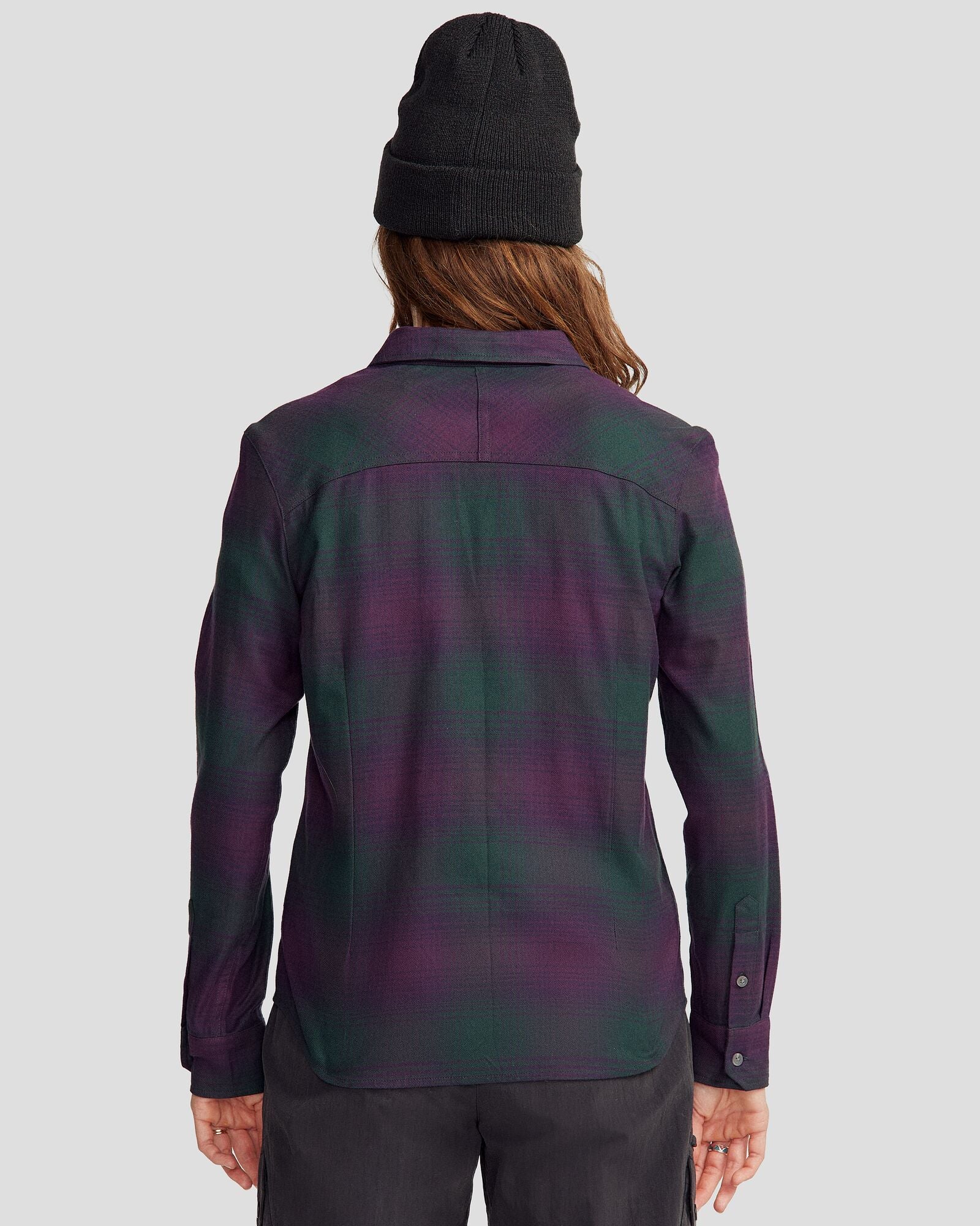 Women's Carrillon HF Long Sleeve Shirt  - Shadow Plaid Deep Forest