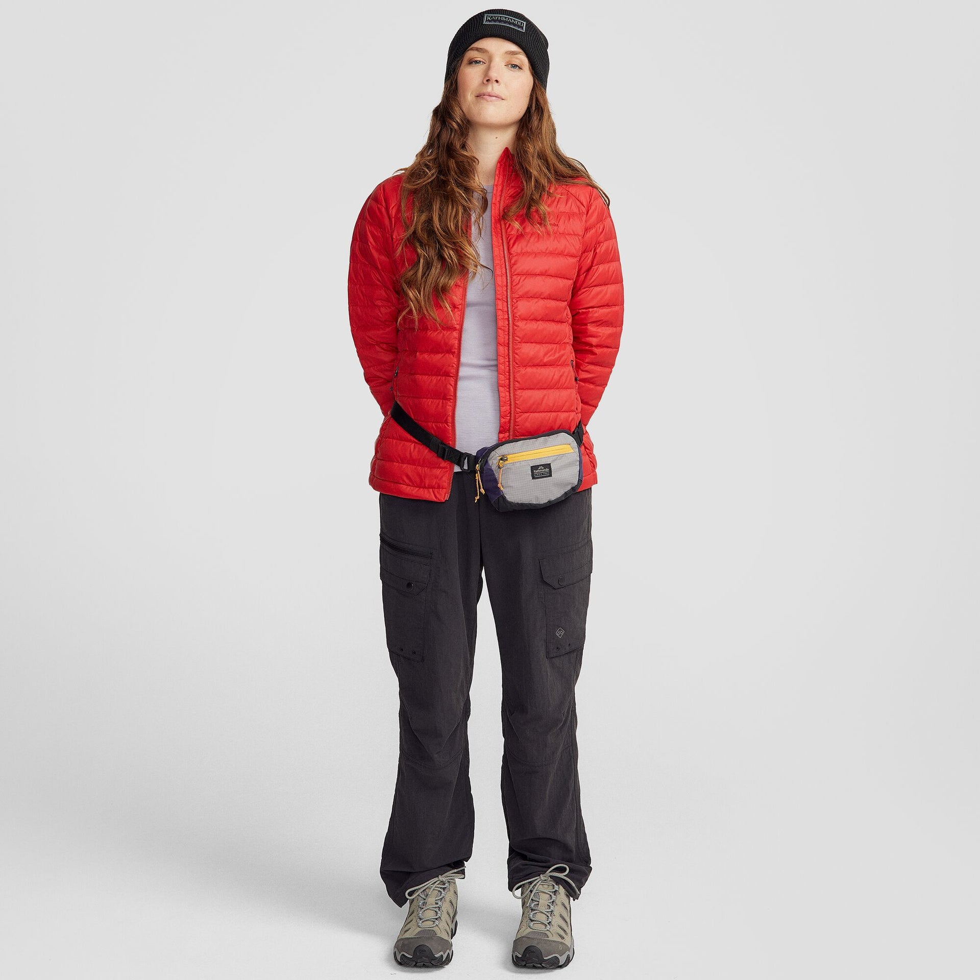 Women's Heli Down Hooded Jacket v3 - Spicy Chilli Pepper