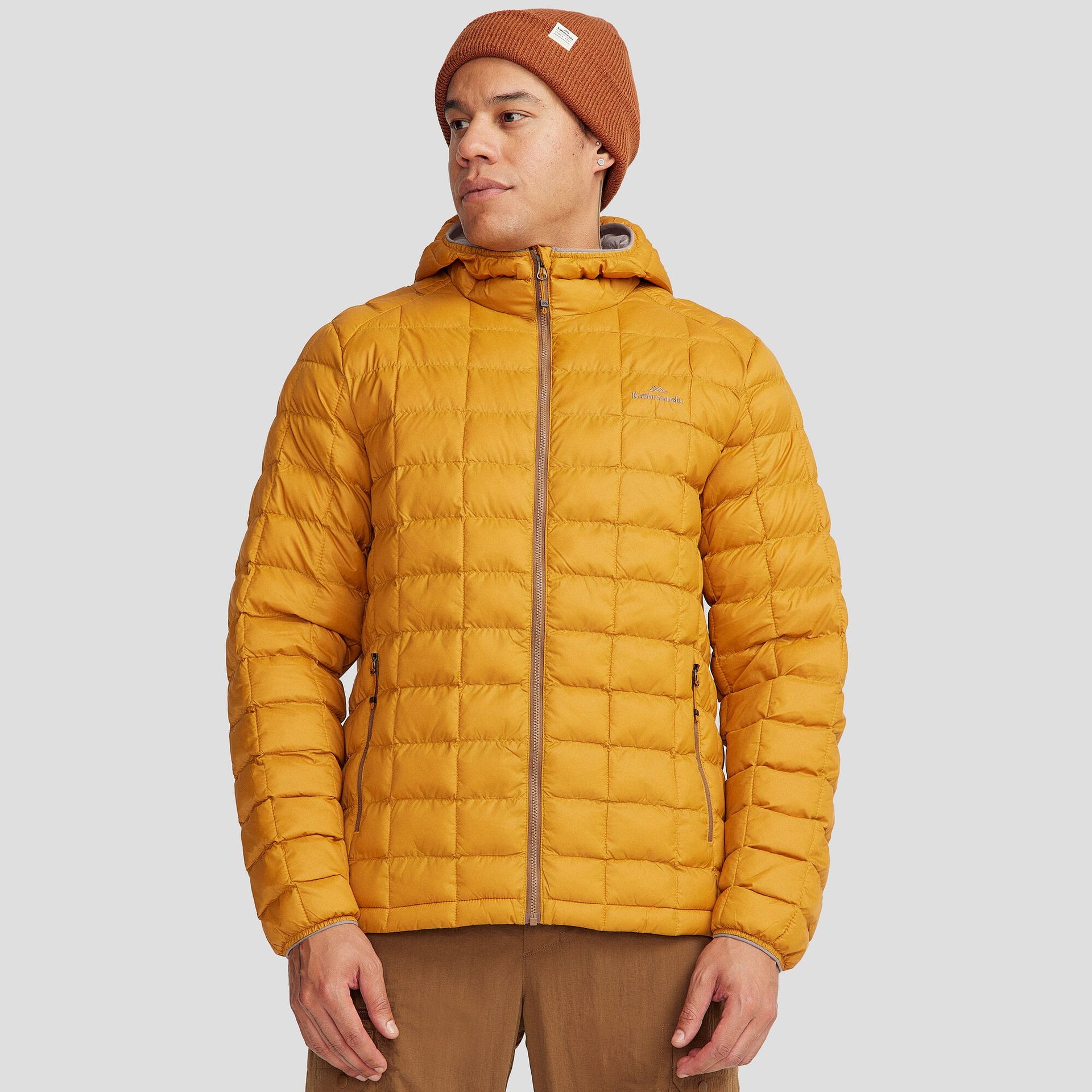 Men's Heli Insulated Hooded Jacket - Golden Oak