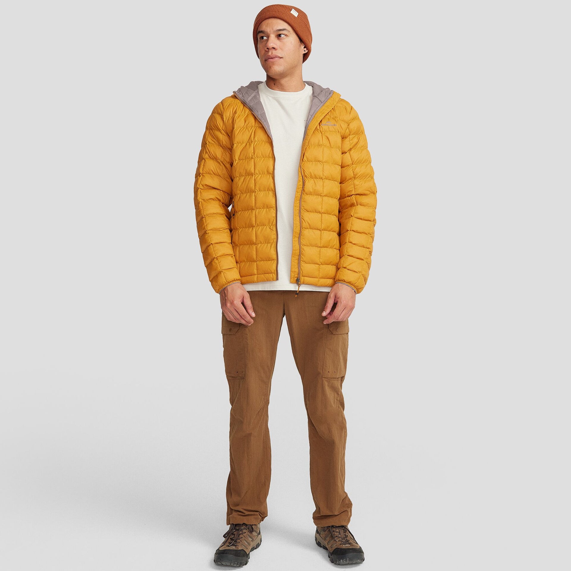 Men's Heli Insulated Hooded Jacket - Golden Oak