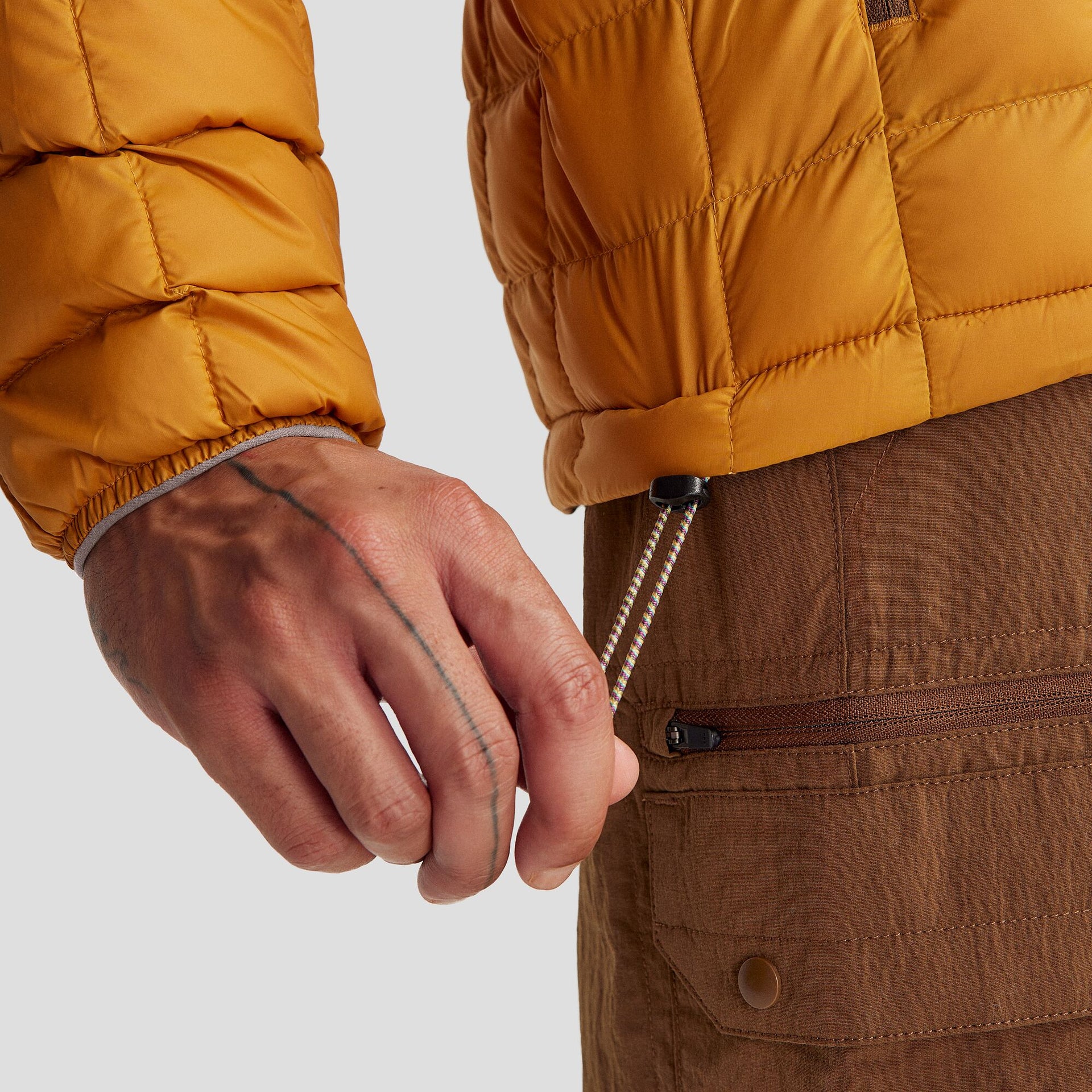 Men's Heli Insulated Hooded Jacket - Golden Oak