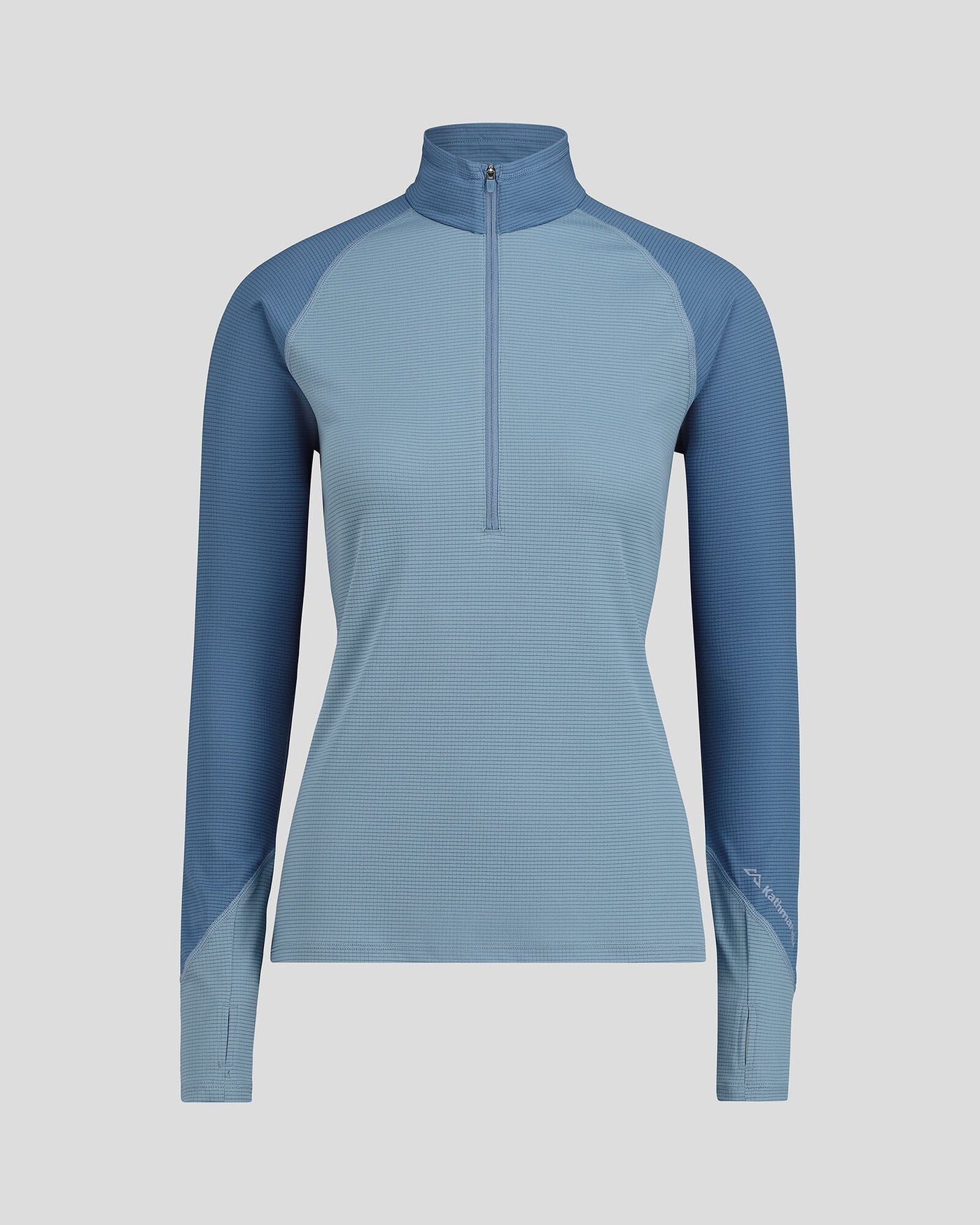 Women's KMDAction Quarter Zip Baselayer Top  - Moonlight/Bluehaze