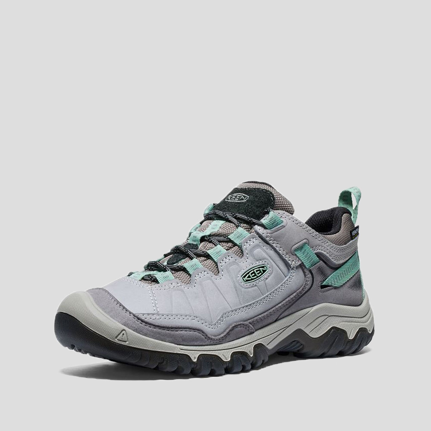 Women's Keen Targhee IV Waterproof Hiking Shoe- Alloy/Granite Green