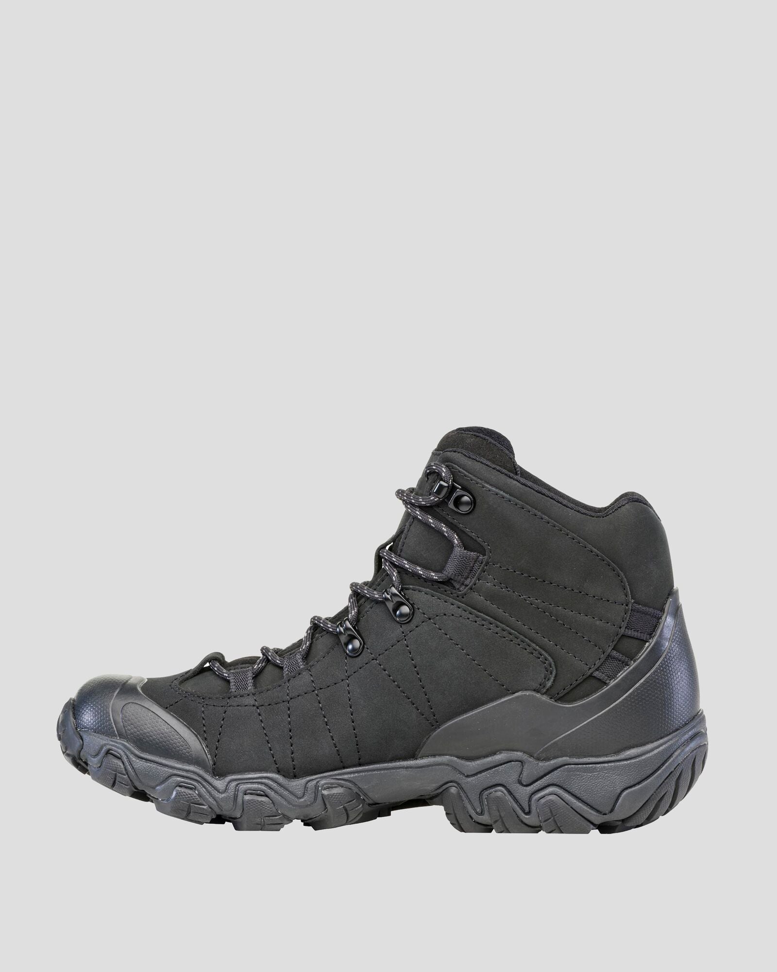 Men's Oboz Bridger Mid Hiking Boots - Wide  - Black Sea