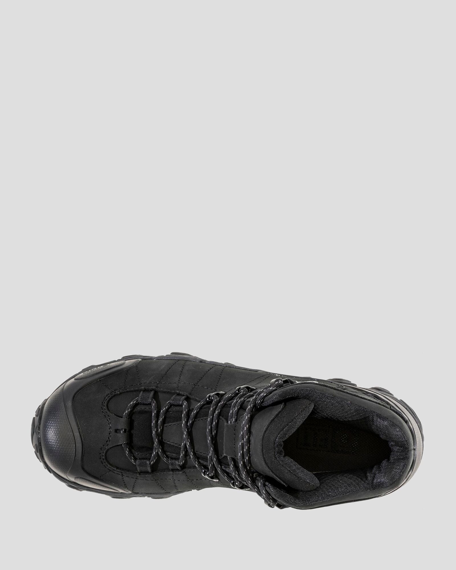 Men's Oboz Bridger Mid Hiking Boots - Wide  - Black Sea