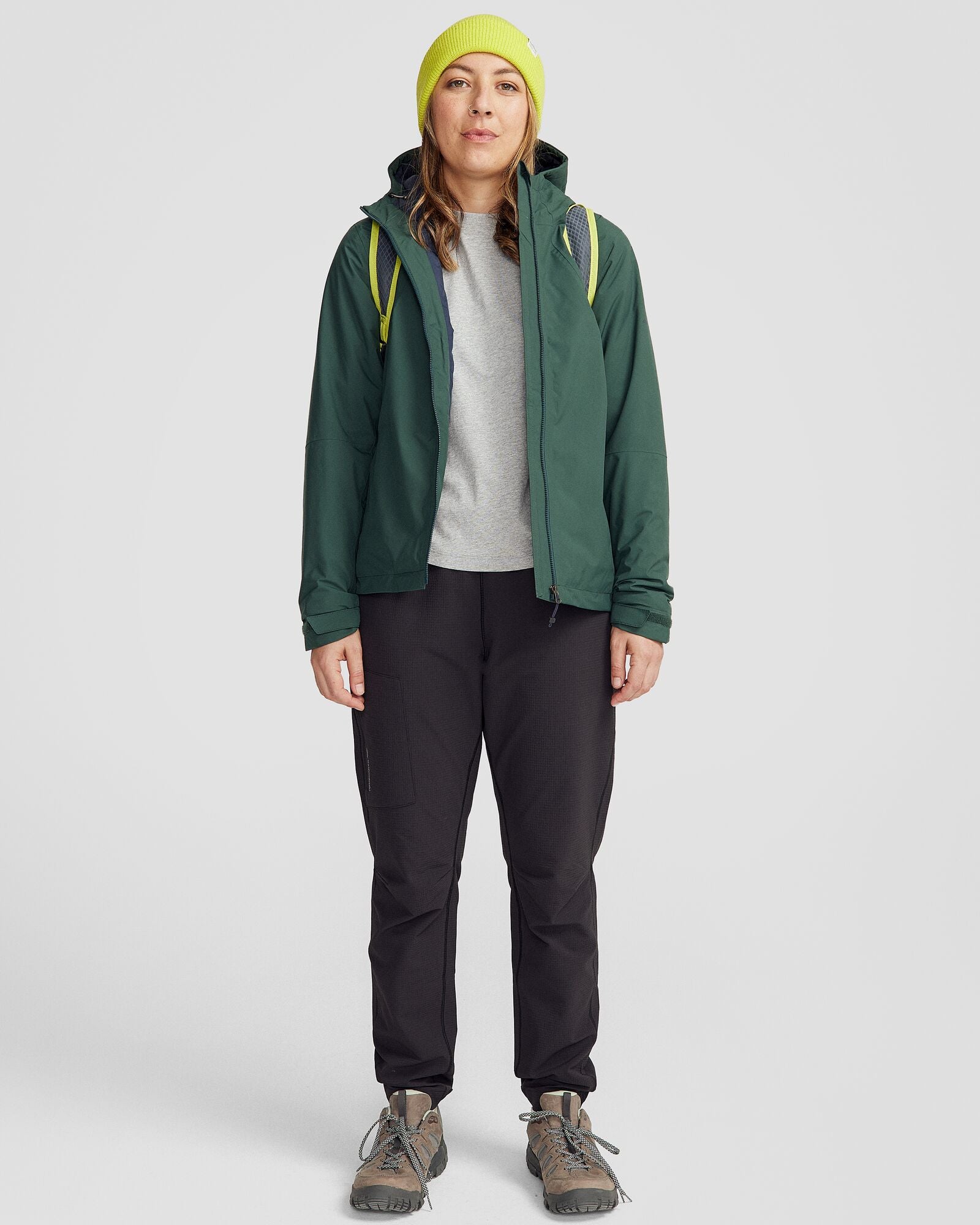Women's Trailhead 2L novaLOFT Rain Jacket - Deep Forest