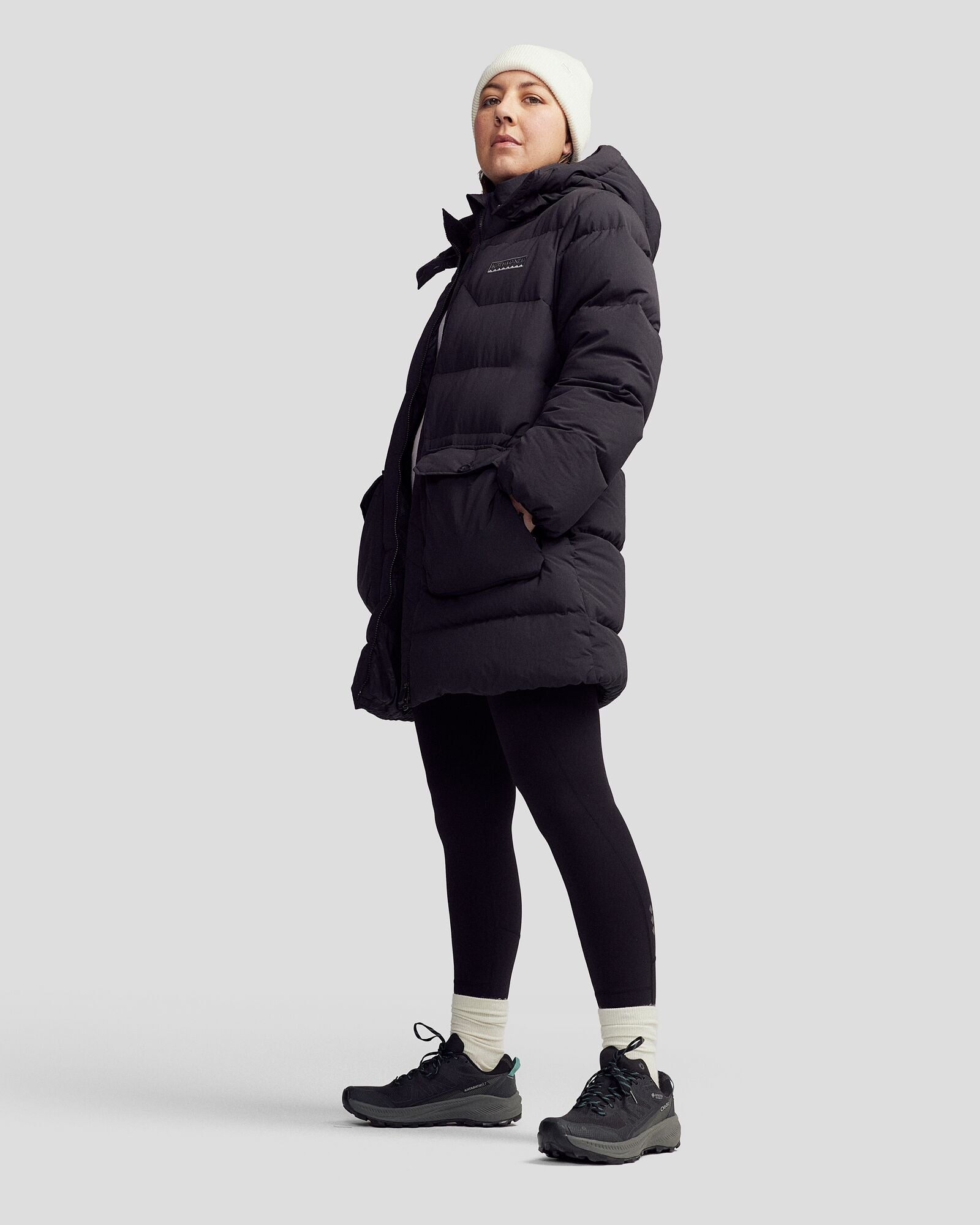 Women's Epiq Down Heritage Parka Jacket - Black Stingray