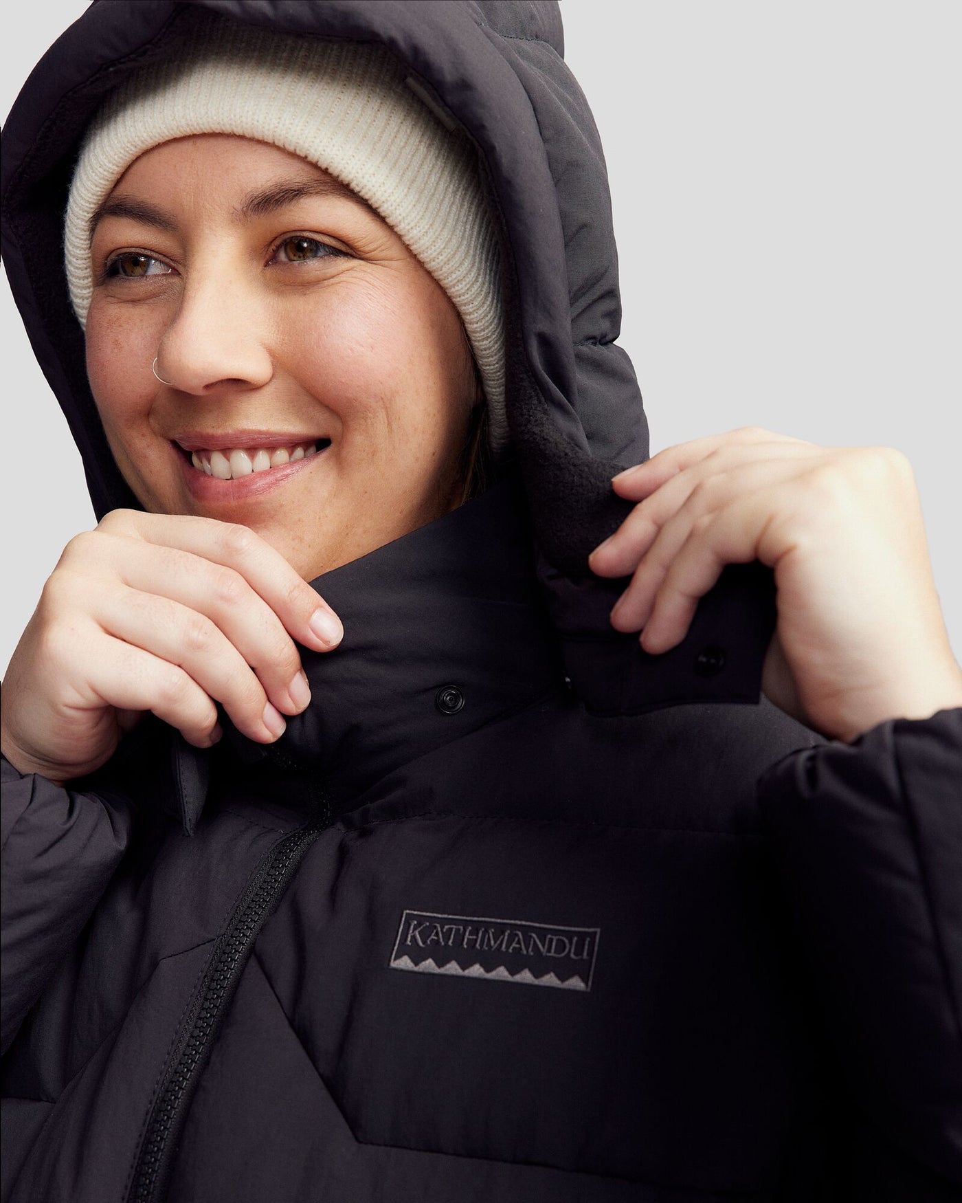Women's Epiq Down Heritage Parka Jacket - Black Stingray