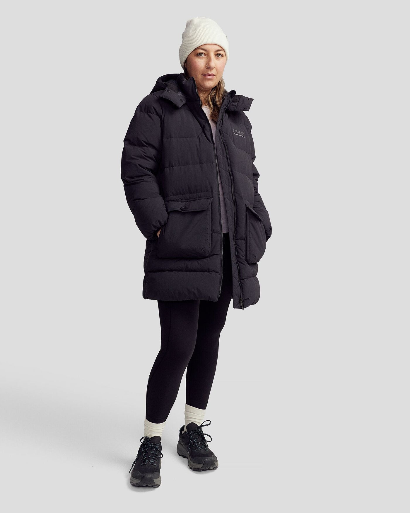 Women's Epiq Down Heritage Parka Jacket - Black Stingray