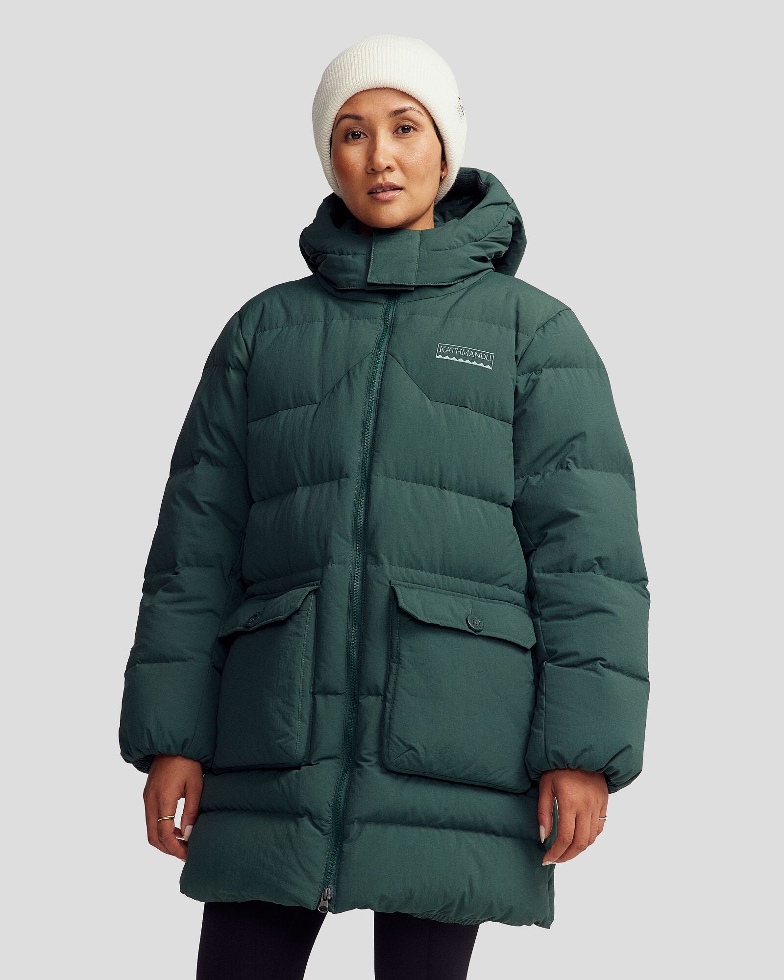 Women's Epiq Down Heritage Parka Jacket - Deep Forest