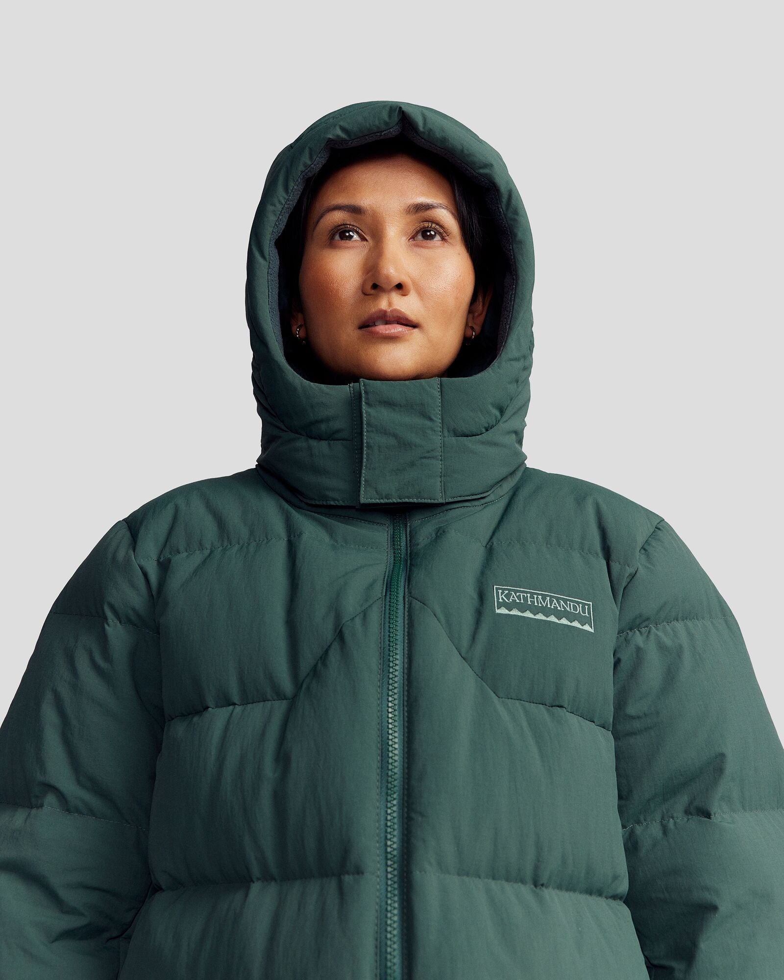 Women's Epiq Down Heritage Parka Jacket - Deep Forest