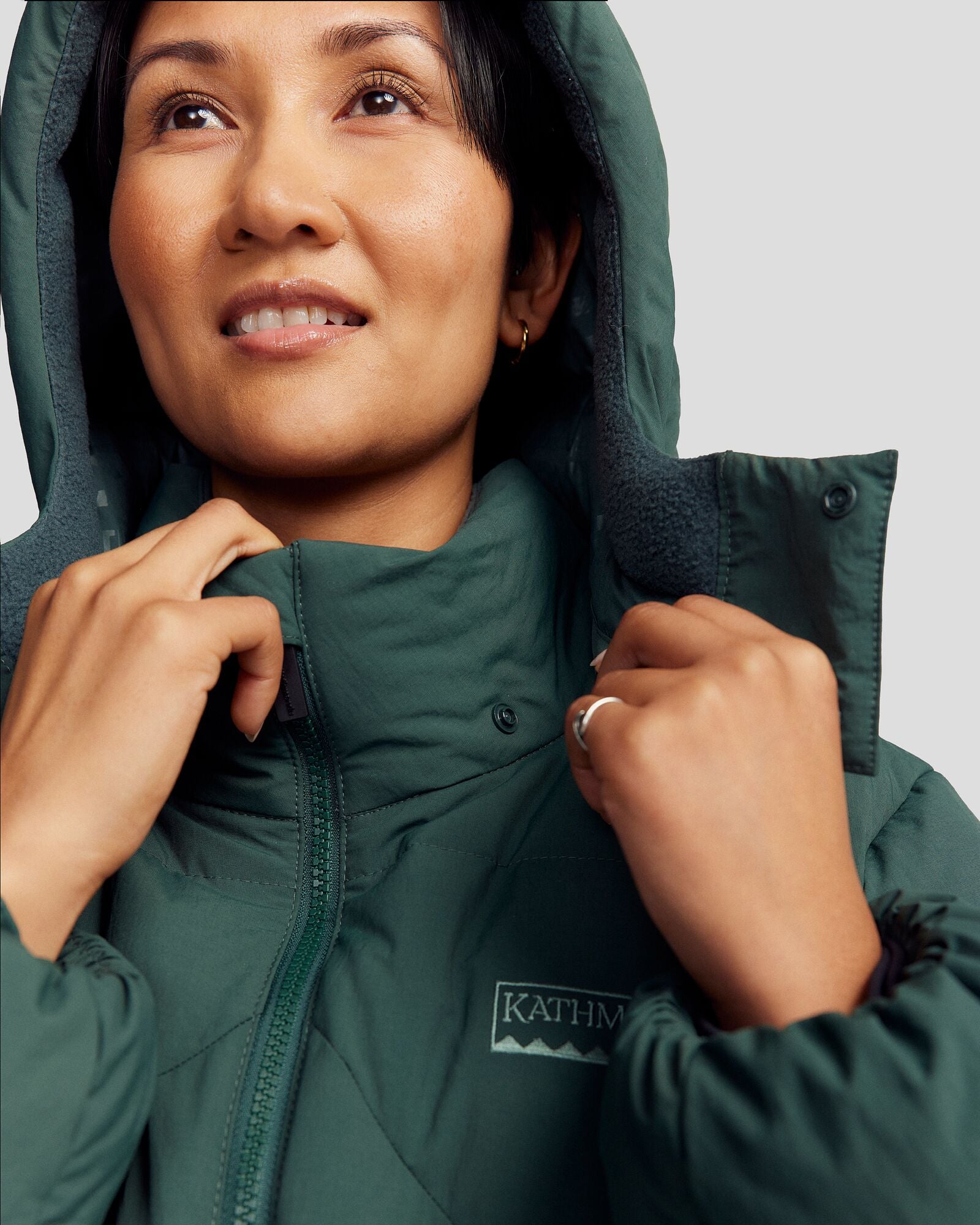 Women's Epiq Down Heritage Parka Jacket - Deep Forest