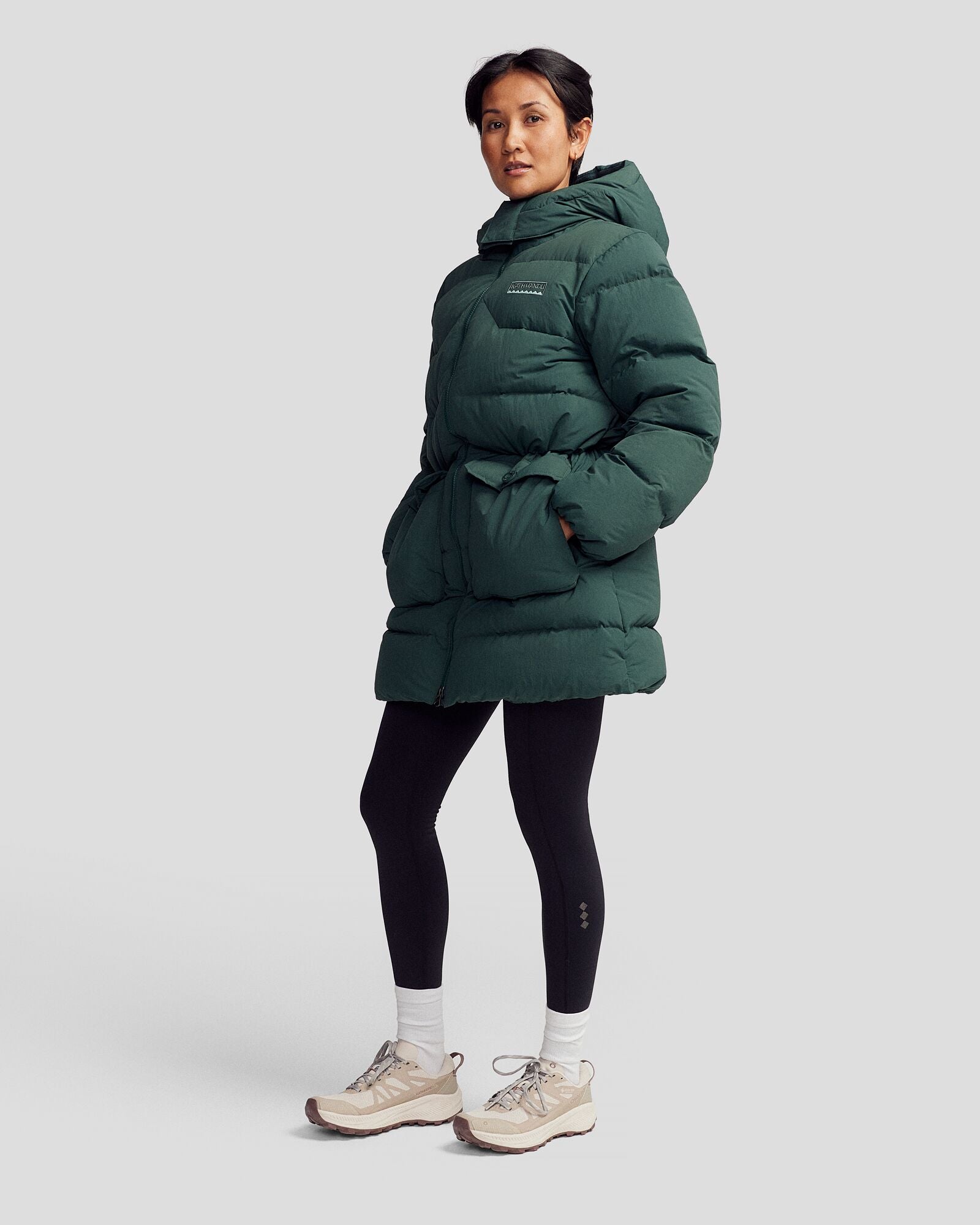 Women's Epiq Down Heritage Parka Jacket - Deep Forest