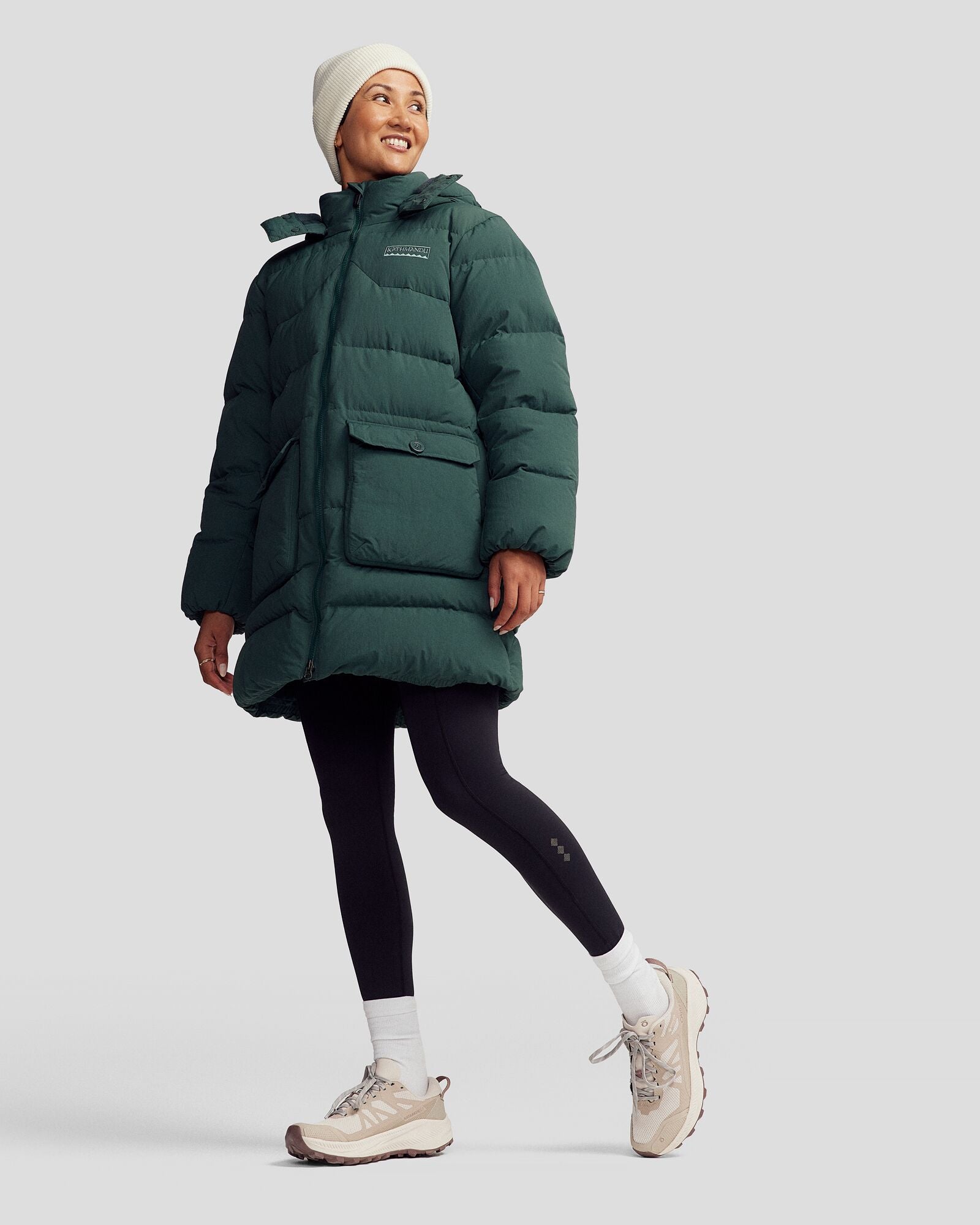 Women's Epiq Down Heritage Parka Jacket - Deep Forest