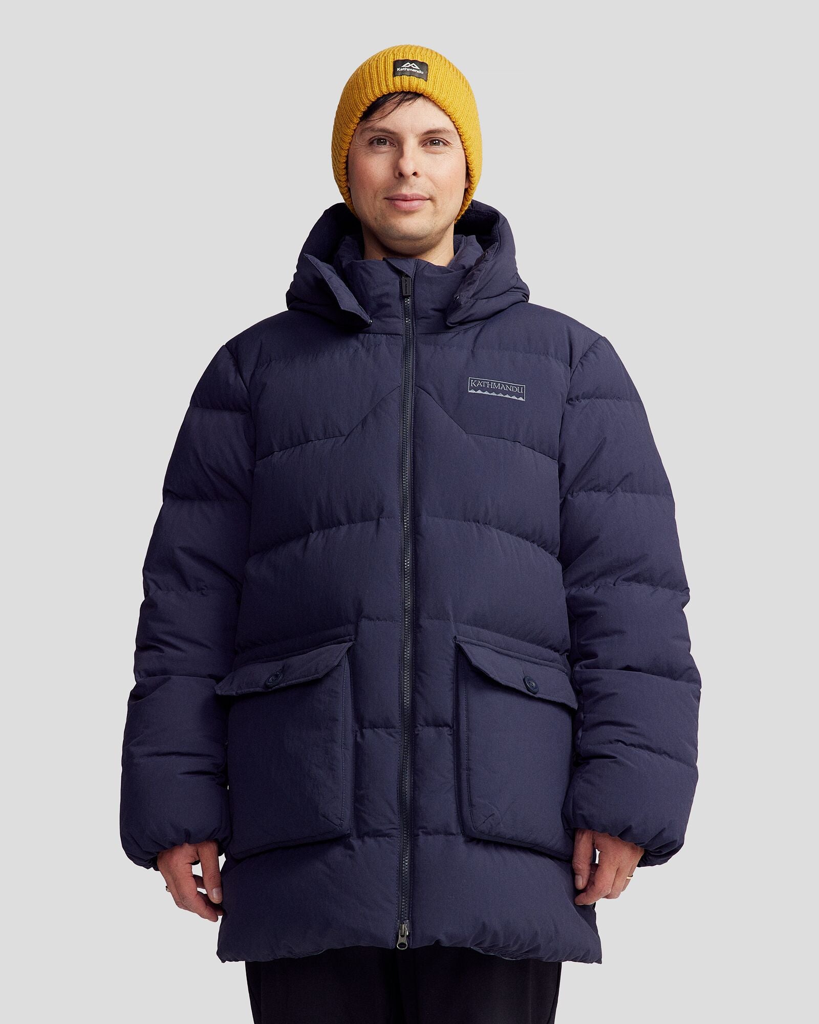 Men's Epiq Down Heritage Parka Jacket - Pure Navy