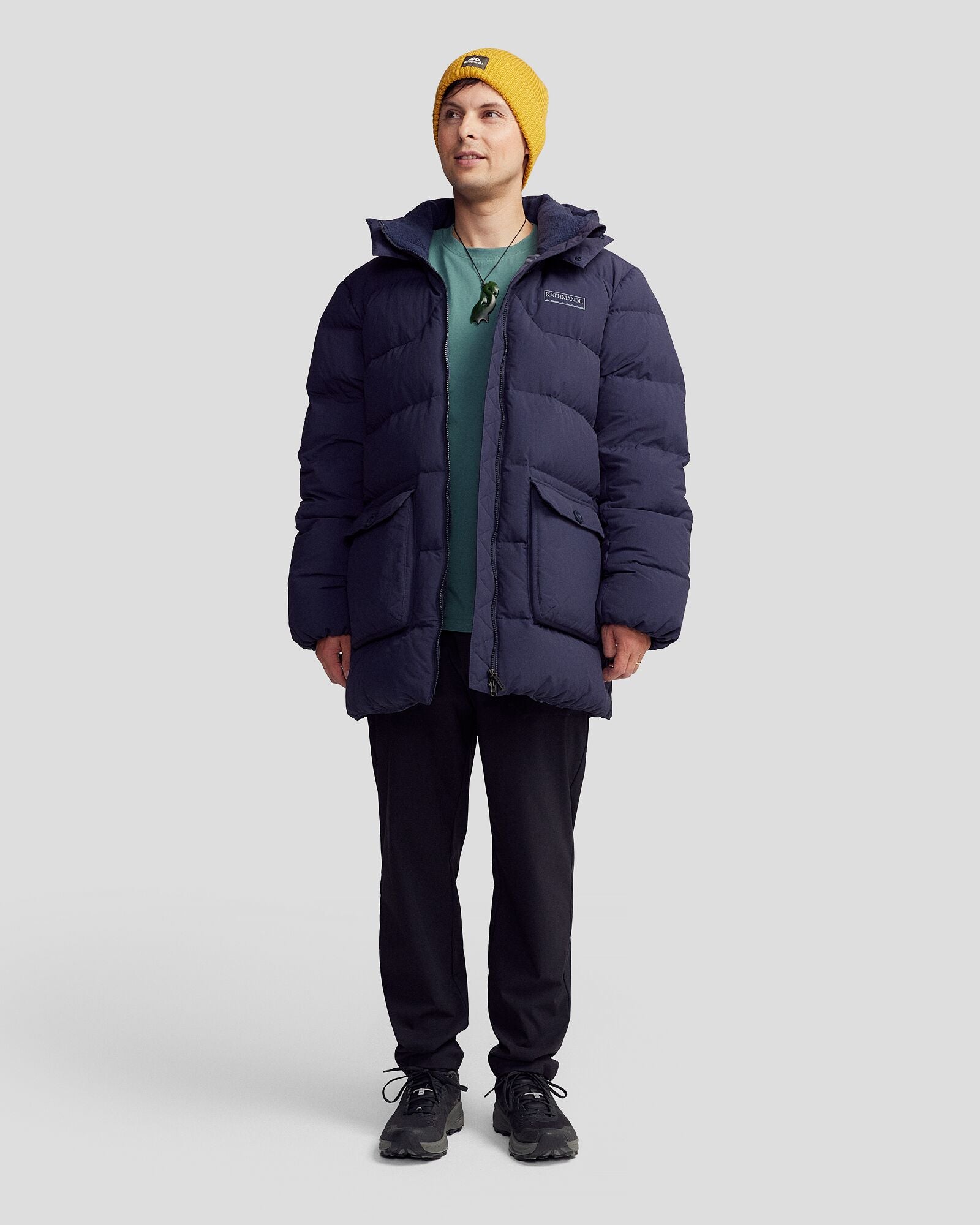 Men's Epiq Down Heritage Parka Jacket - Pure Navy