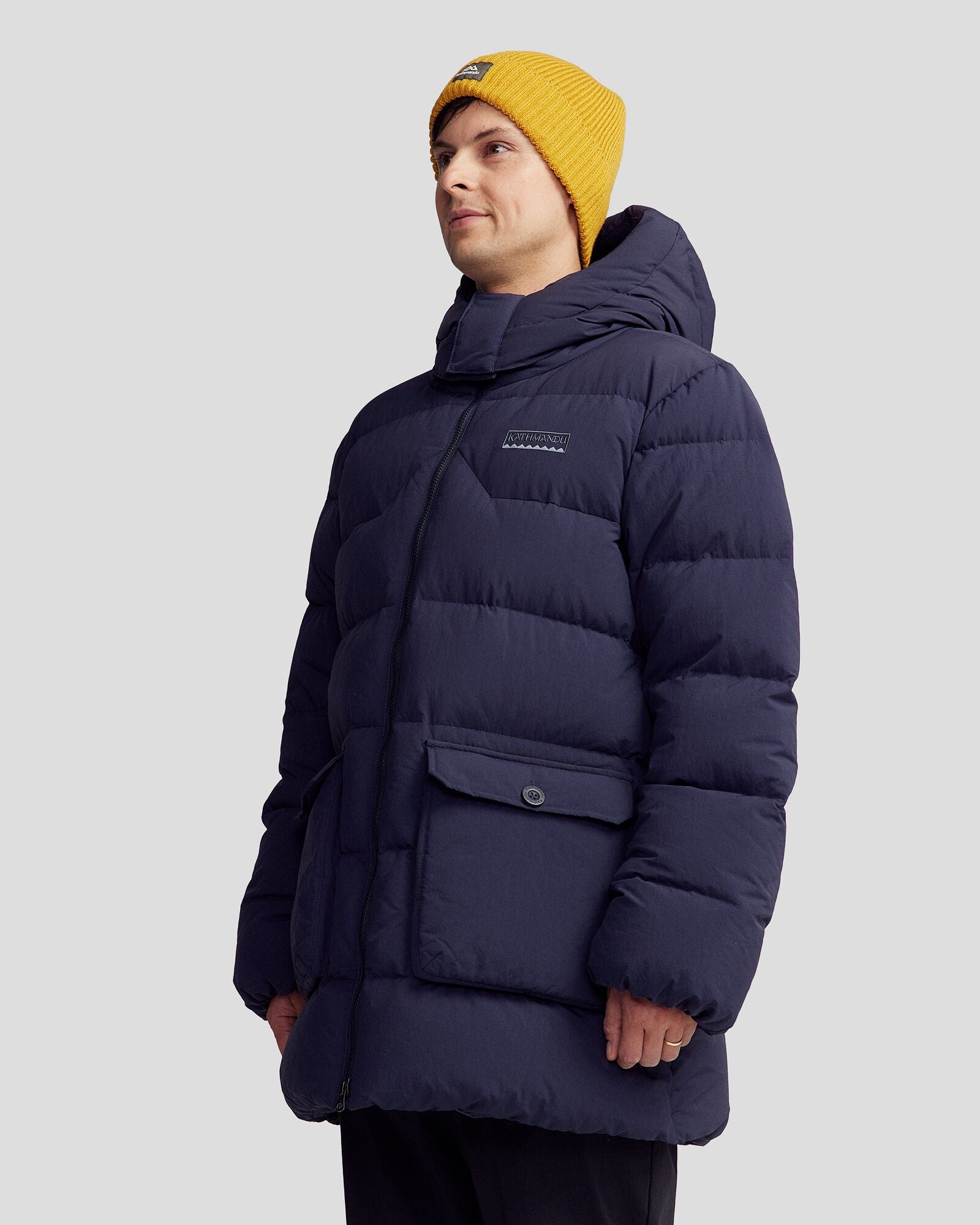Men's Epiq Down Heritage Parka Jacket - Pure Navy