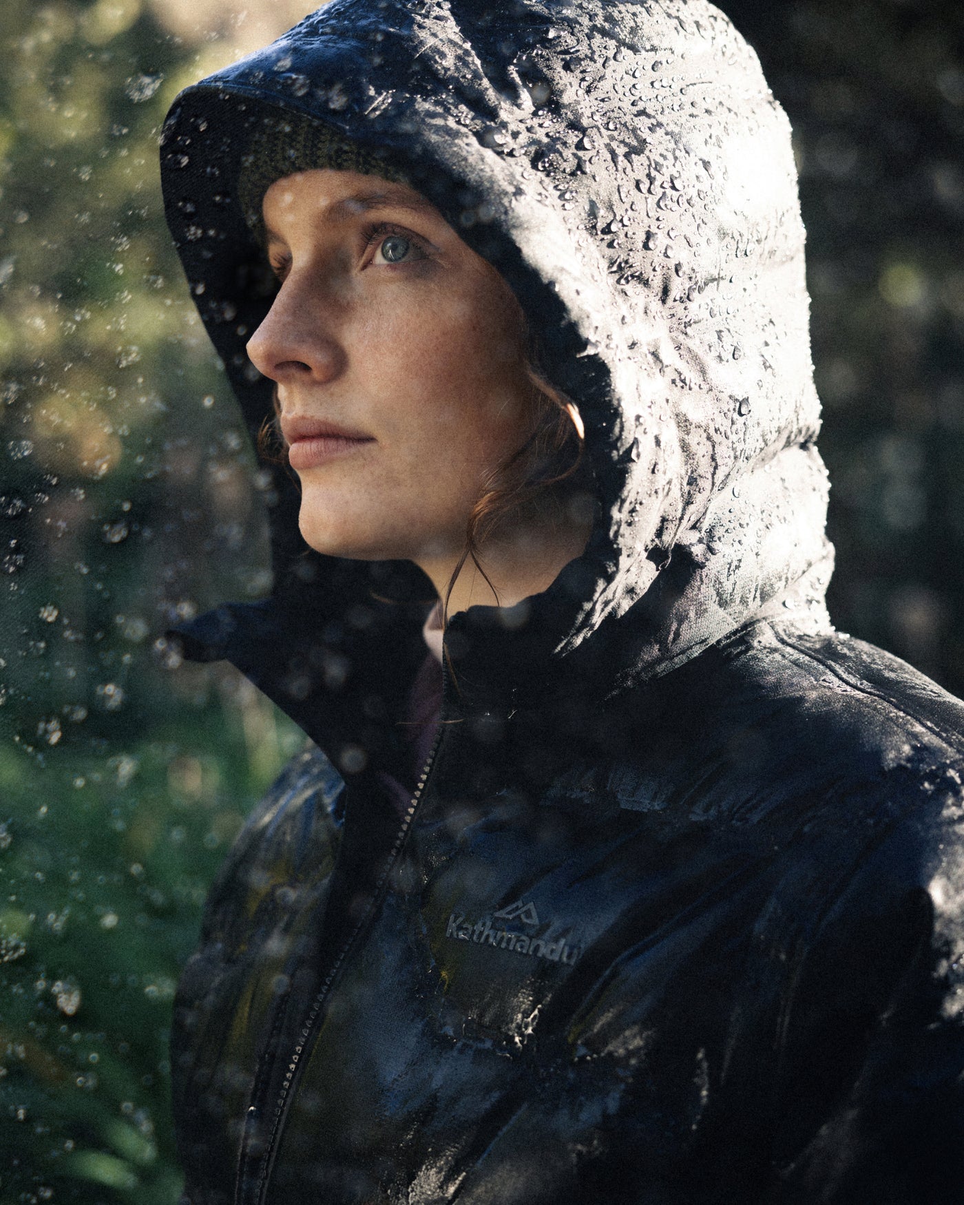 Women's Epiq Waterproof Hooded Down Jacket - Black