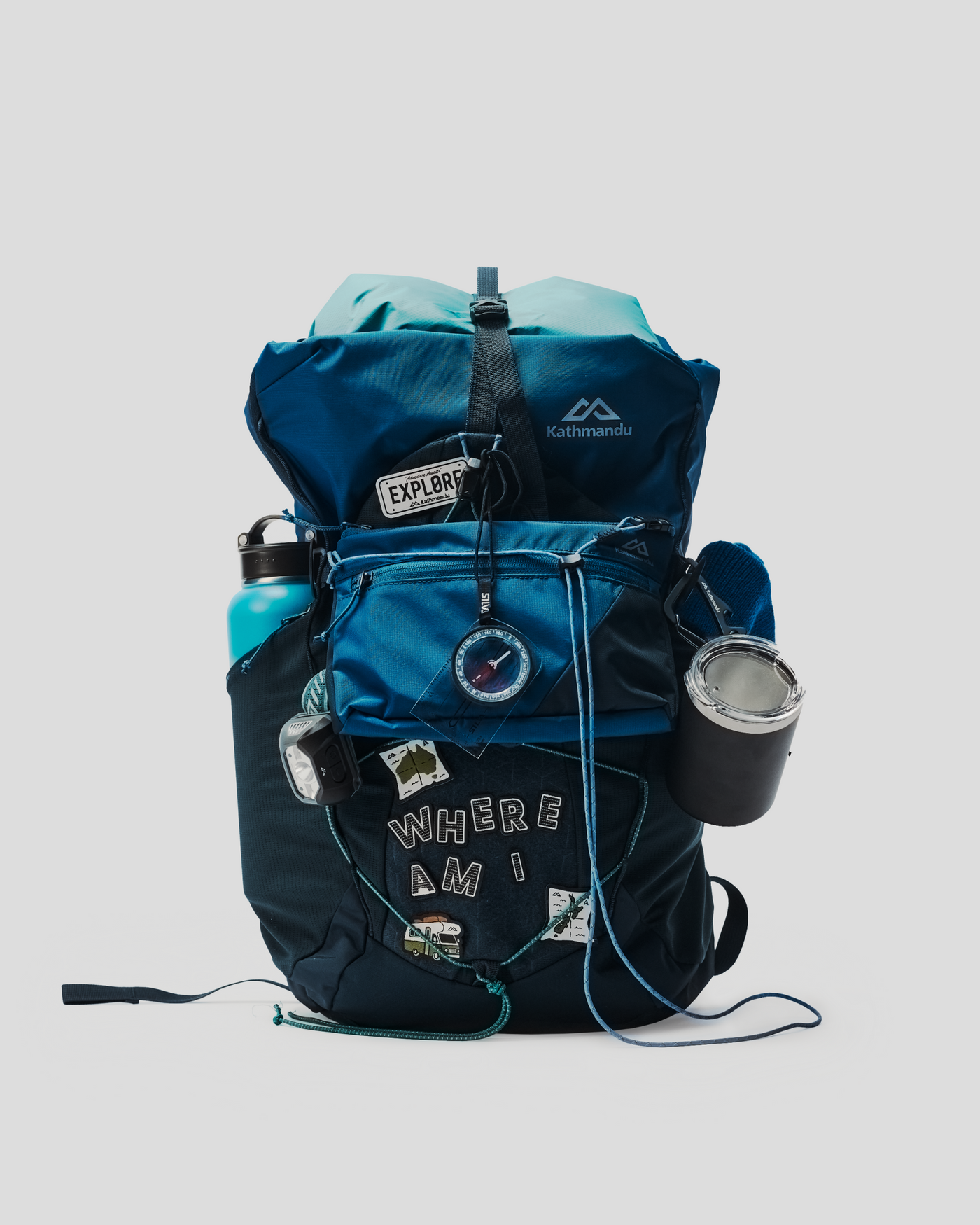 The Trailhead Pack - Customisable 35L - Bright Navy/Pure Navy
