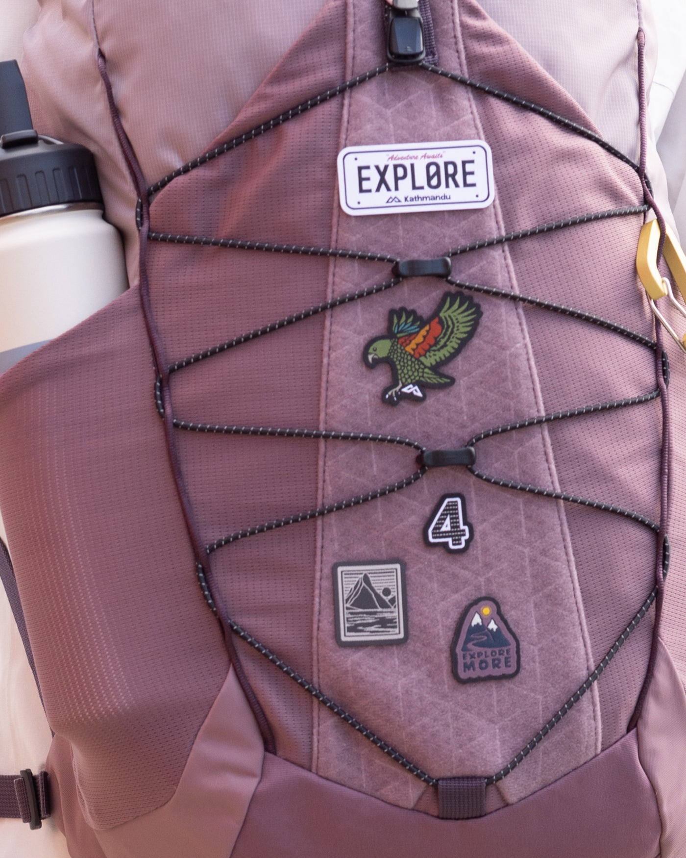 Trailhead Badge - Numbers -  Black
