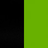Fizan Compact Pole Single - Black/Green