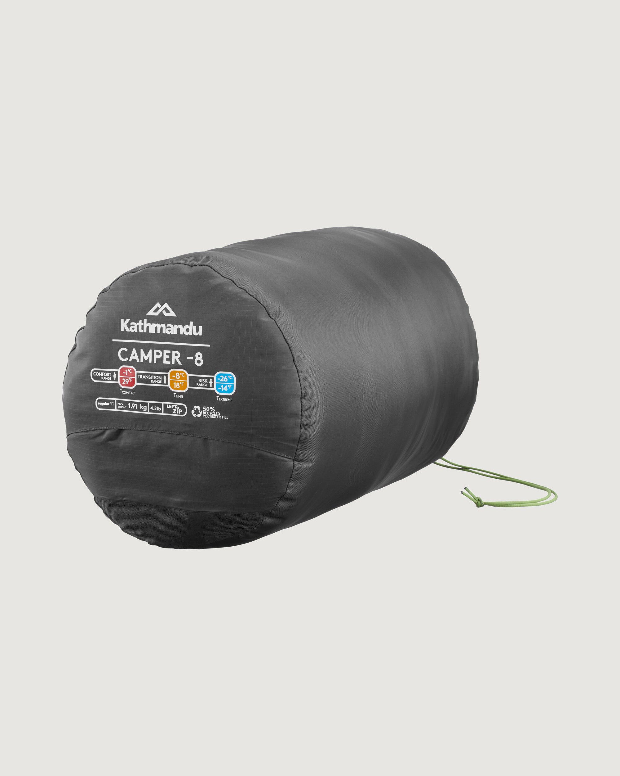 Camper Sleeping Bag - 8 - Granite – Kathmandu AU